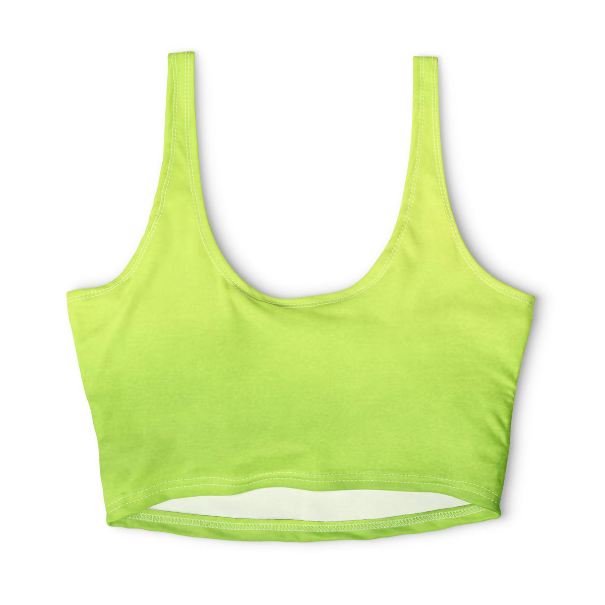 Lime Green Deep Drift Hooked Horizon Co. Stylish Sports Bra for Active Women, Workout Top, Gym Essential, Fitness Apparel, Athleisure Wear, Yoga Gear