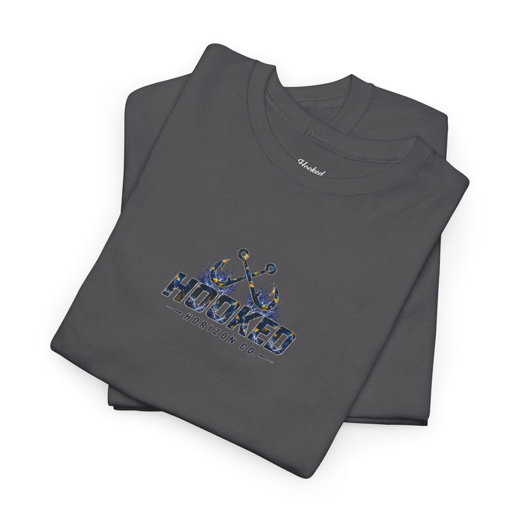 Sail Fish Hooked Horizon Co Tee—Ocean Graphic Tee — "Beloved" Ray Design