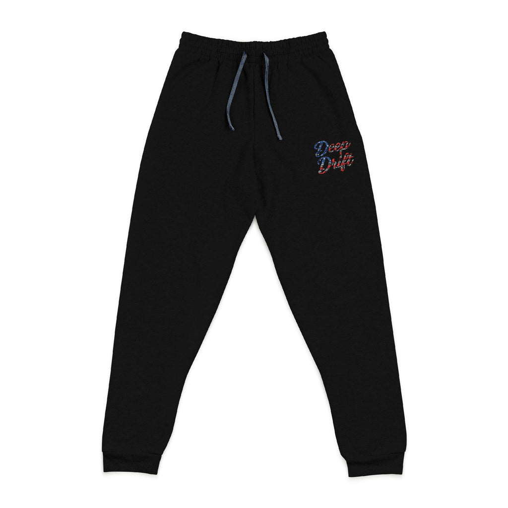 USA Deep Drift— Hooked Horizons Unisex Joggers - Soft Cozy Lounge Pants for Relaxation, Gift for Everyone, Relaxation Wear, God Is Love Apparel, Christian, Spiritual Gifts