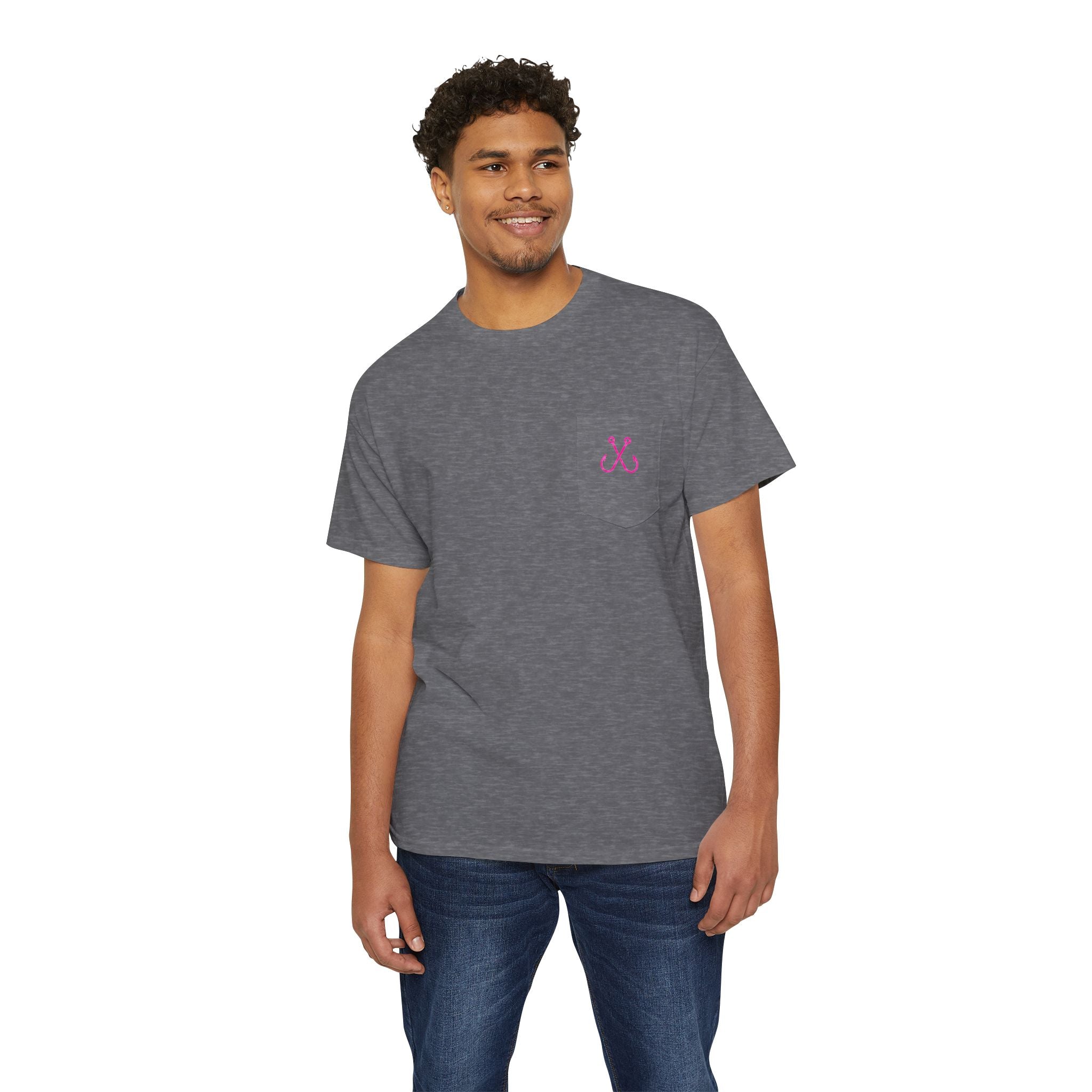 Turtle Deep Drift Hooked HorizonCo.  Tee- Perfect for Angler and Fishing Gifts, For him, For Her Unisex Cotton T-Shirt for Fishing & Wildlife Enthusiasts, Ocean Lovers