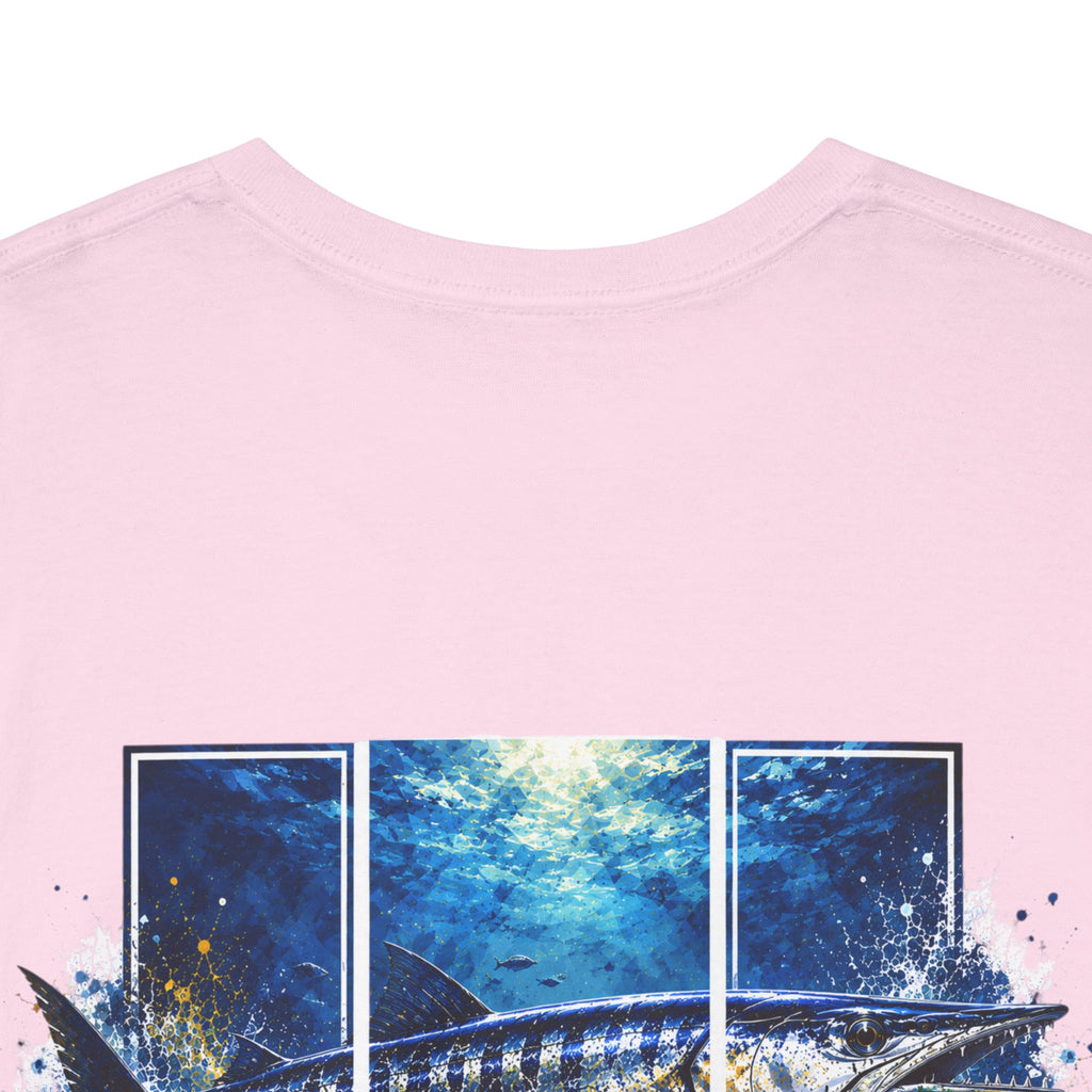 Barracuda Hooked Horizon Co Tee—Ocean Graphic Tee — "Beloved" Ray Design