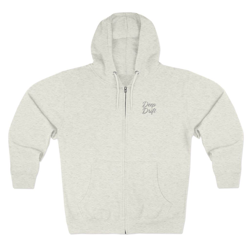 Deep Drift Mahi Mahi Hooked Horizon Co. Unisex Zip Hoodie for Ocean Lovers, Nautical Fashion, Cool Weather Gear, Everyday Comfort, Perfect Gift