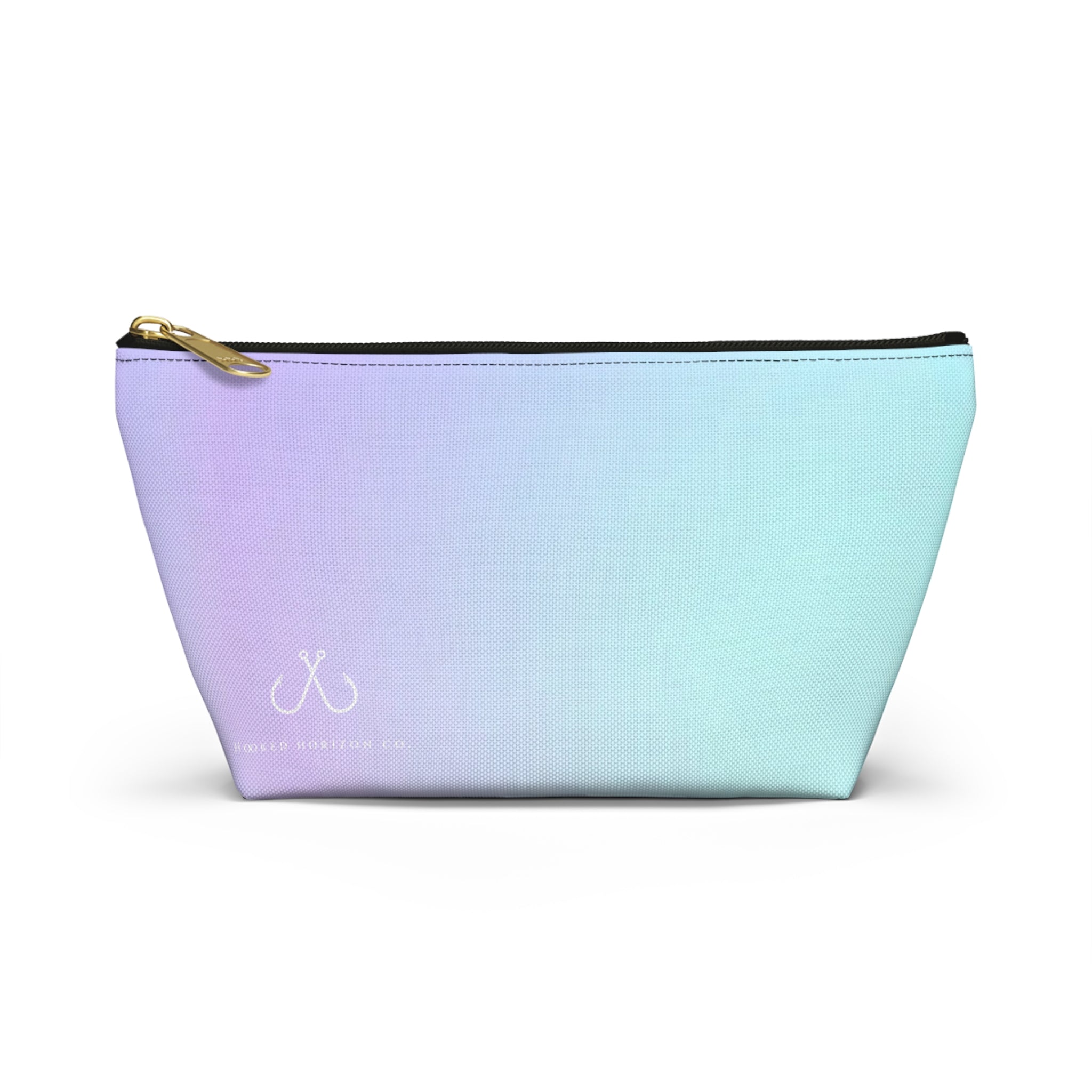 Purple To Blue Ombre Vibrant Gradient Accessory Pouch | Makeup Bag, Travel Organizer, Gift for Her, Beach Essentials, Stylish Storage