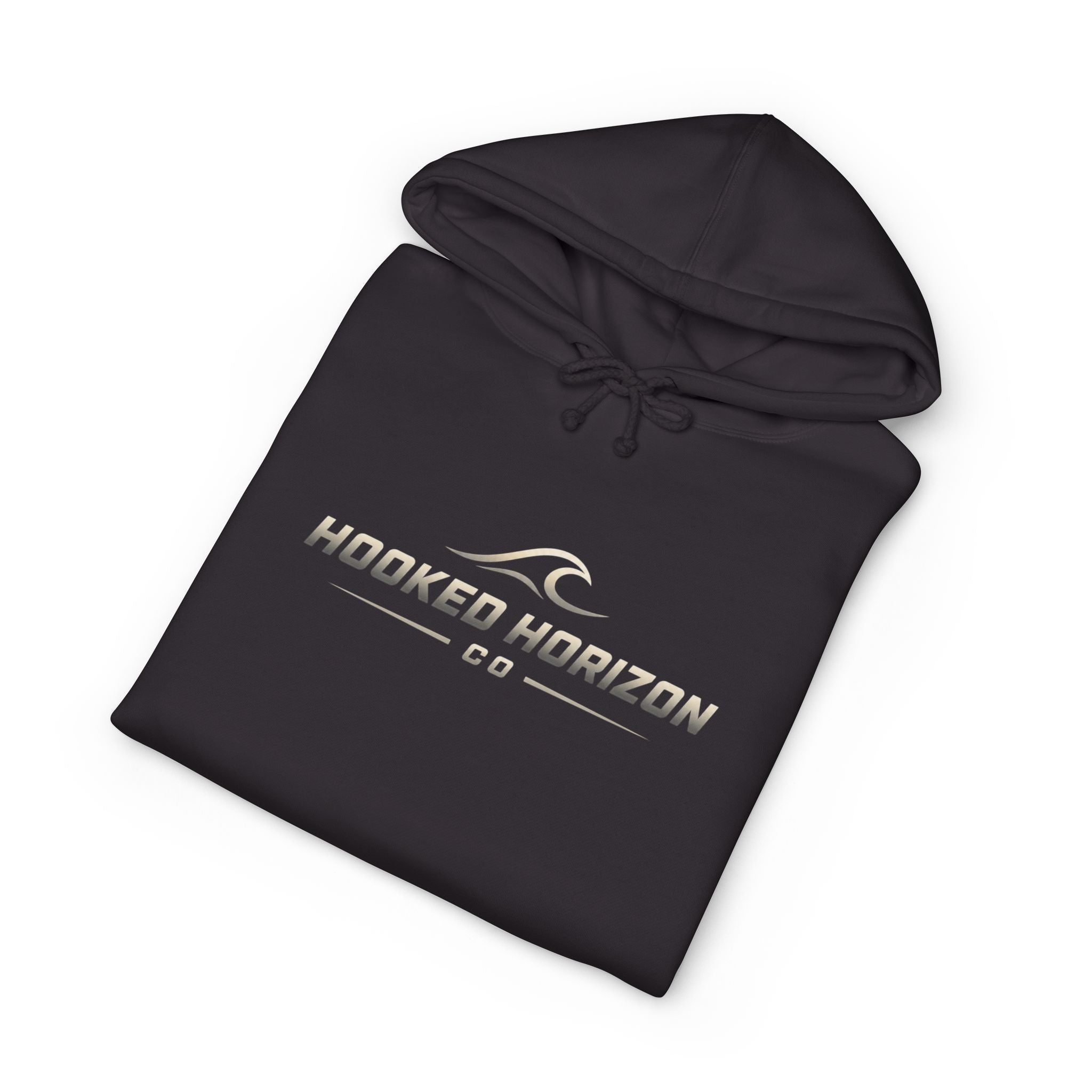 Wave Hoodie Hooked Horizon Co. — Fishing Back Graphic Hoodie, Multiple Color Variations