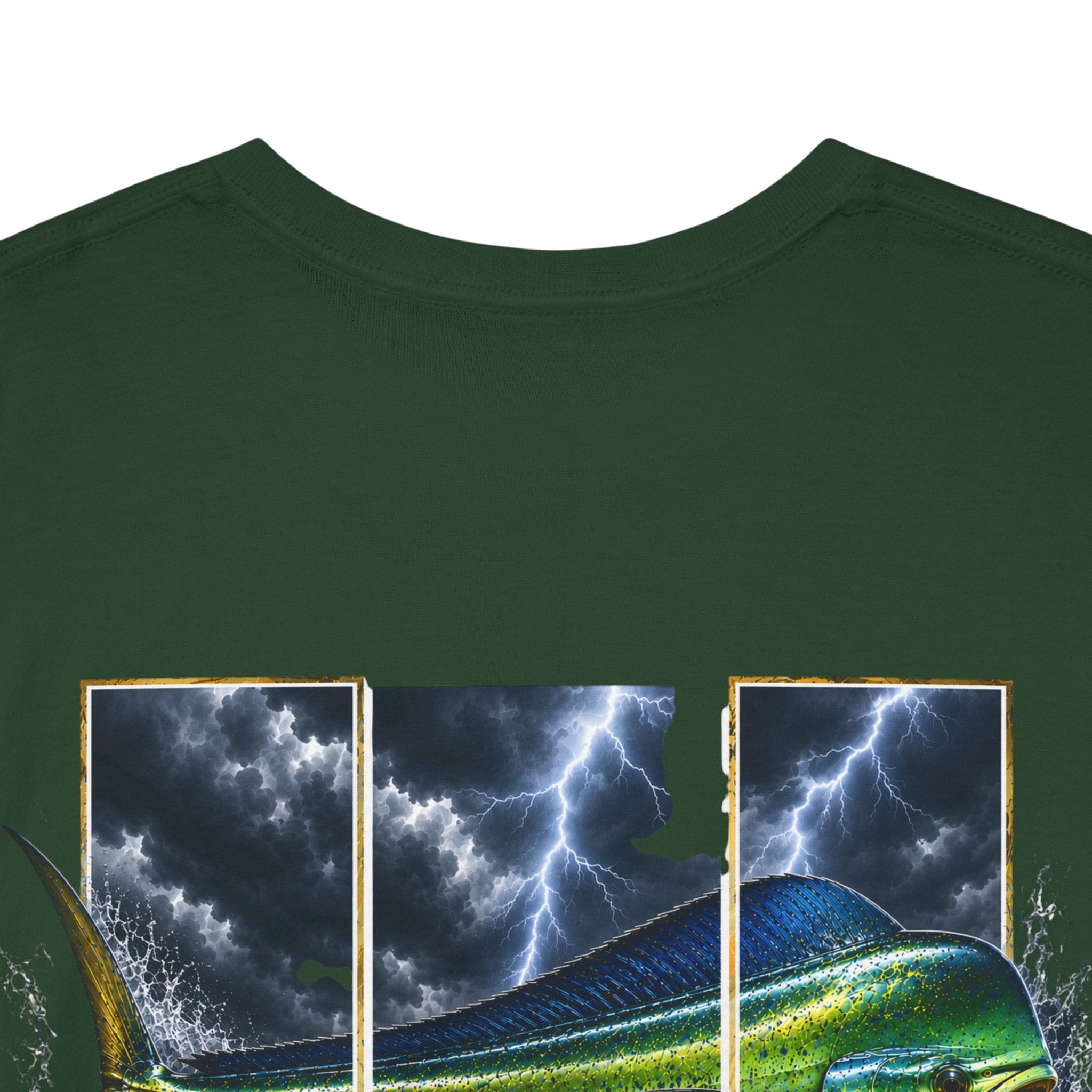 Mahi Mahi Hooked Horizon Co Tee—Ocean Graphic Tee — "Beloved" Ray Design