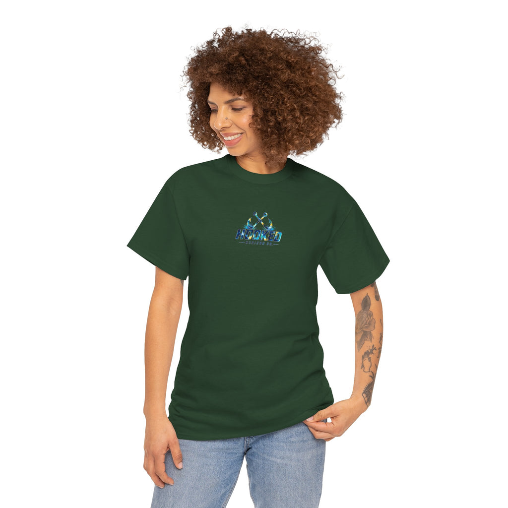 Barracuda Hooked Horizon Co Tee—Ocean Graphic Tee — "Beloved" Ray Design