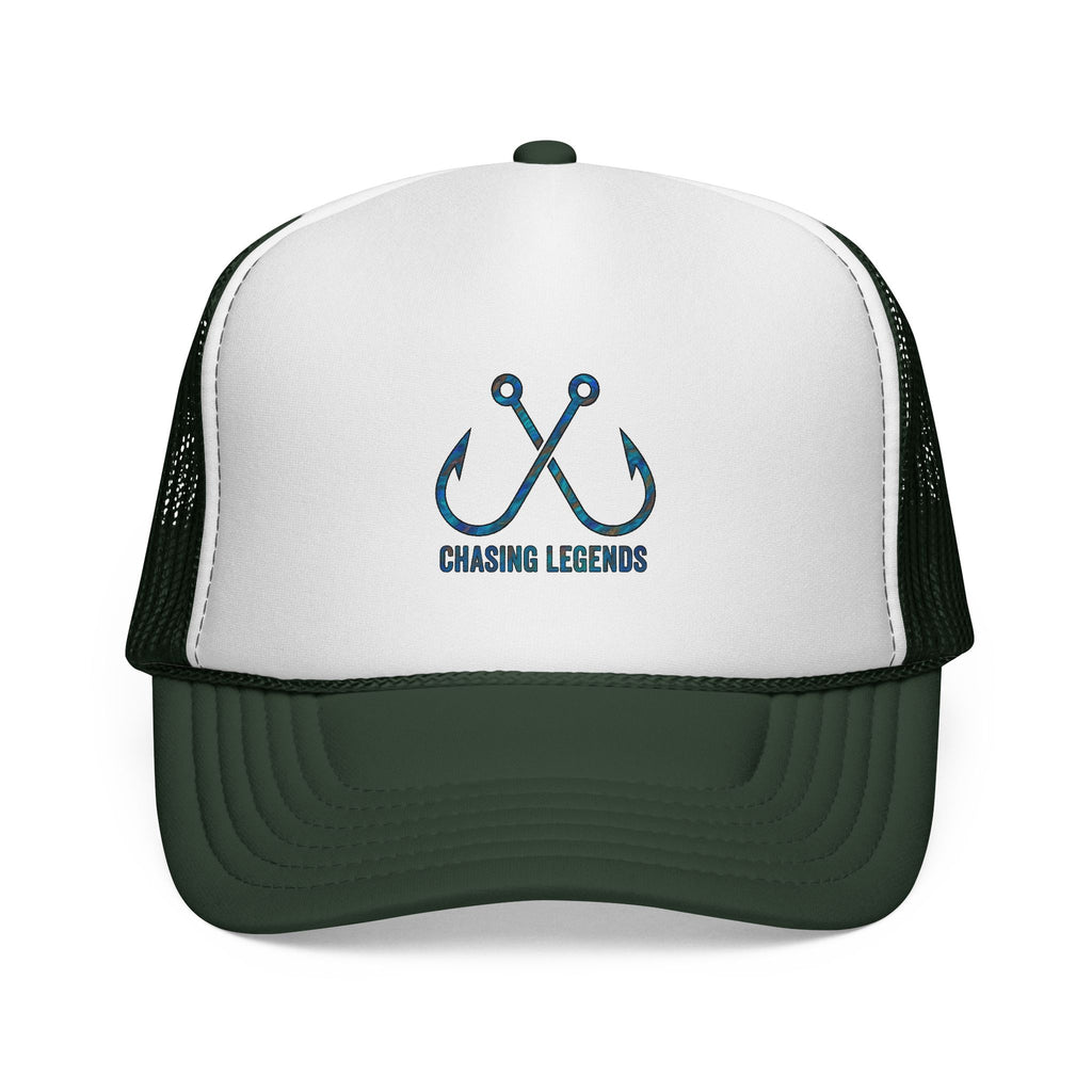 Copy of Trucker Cap — 'Chasing Legends' Fishing Hooks Logo