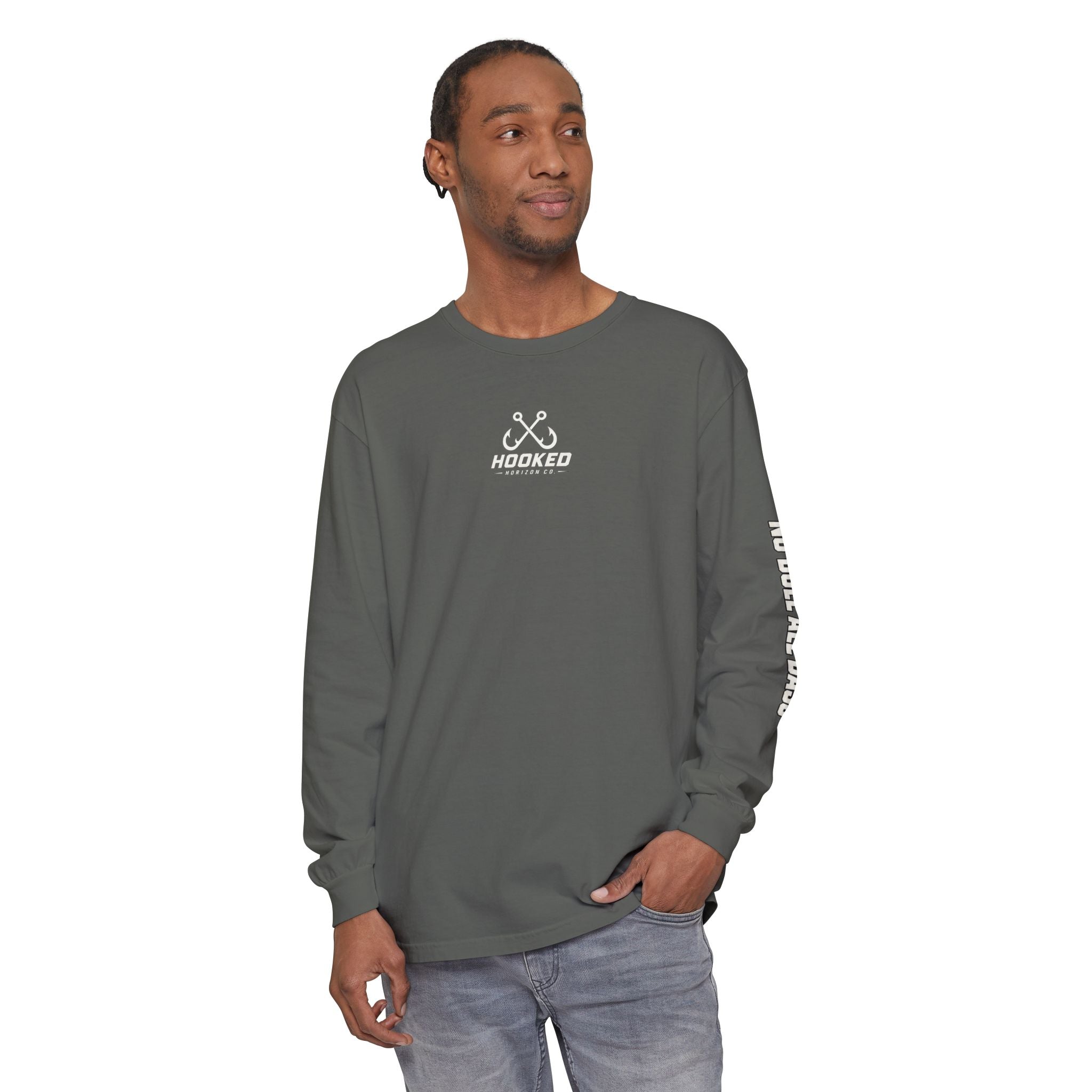 Saltwater Sea Striper Fishing Long Sleeve T-Shirt, Ocean Adventure Apparel, Boat Trip Shirt, Coastal Style, Gift for Fishermen
