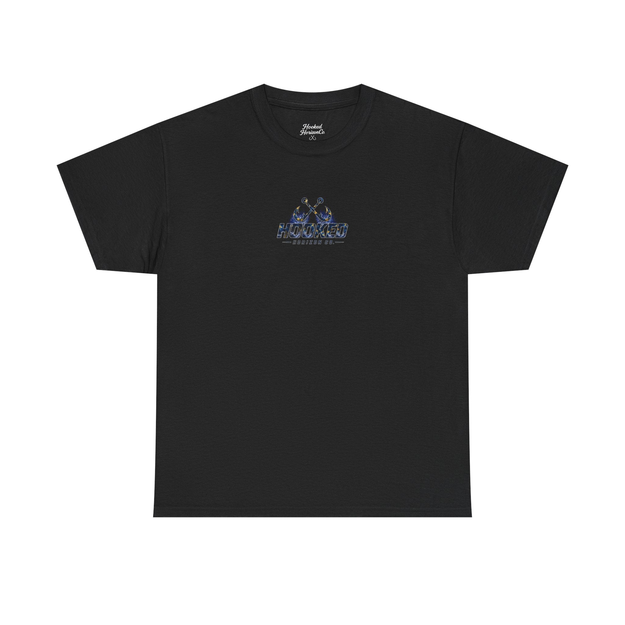 Sail Fish Hooked Horizon Co Tee—Ocean Graphic Tee — "Beloved" Ray Design