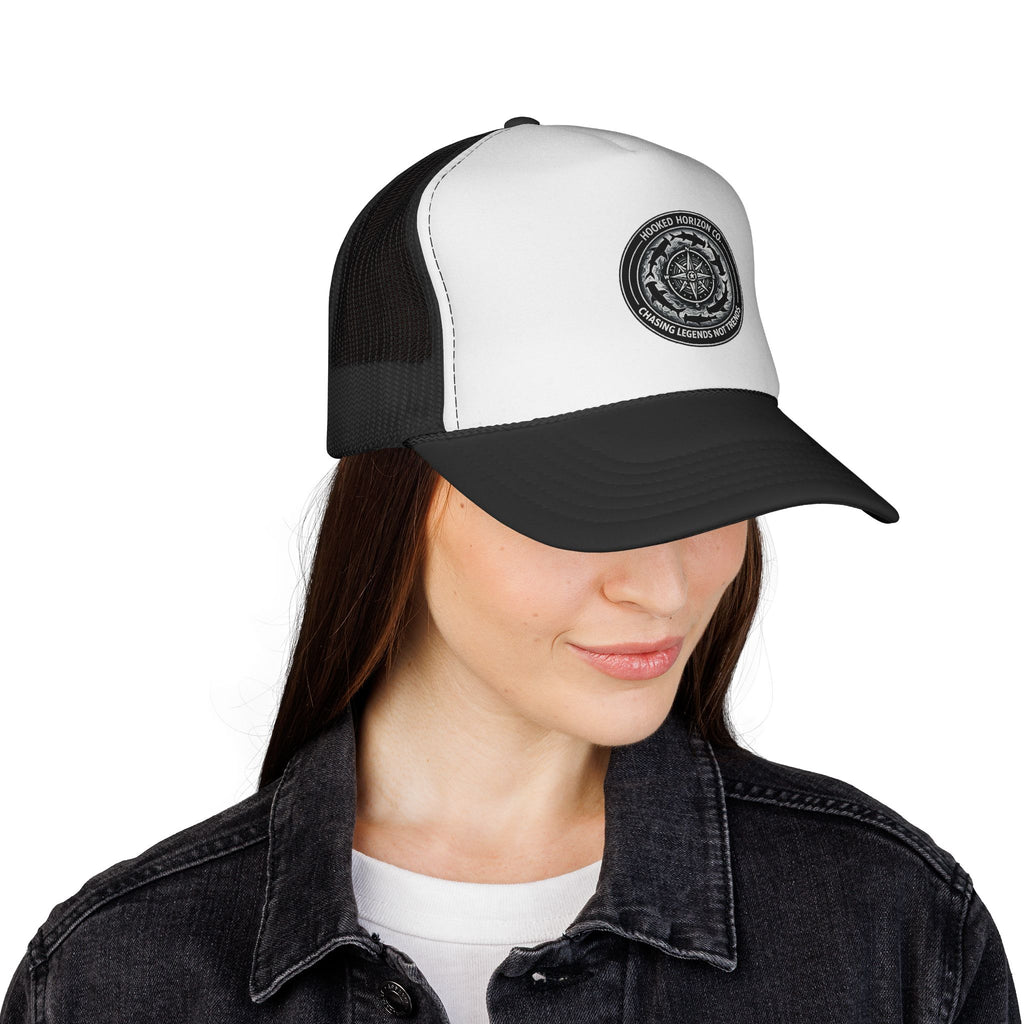Chasing Legends Not Trends Trucker Cap — Fishing & Beach Hat