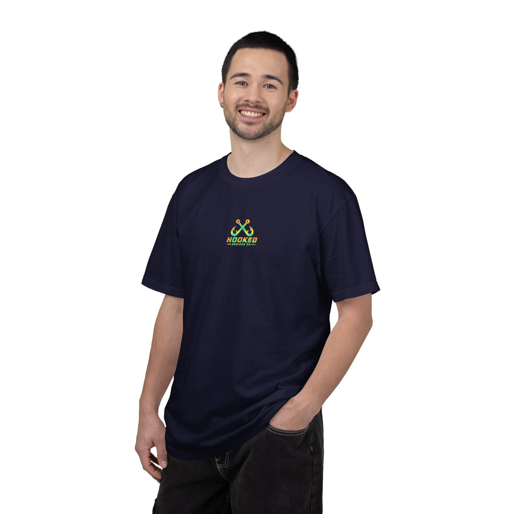 Retro 80s Tripple Fish Fishing Tee — Hooked Horizon Co.  Angler Gifts Ocean Lover Gifts