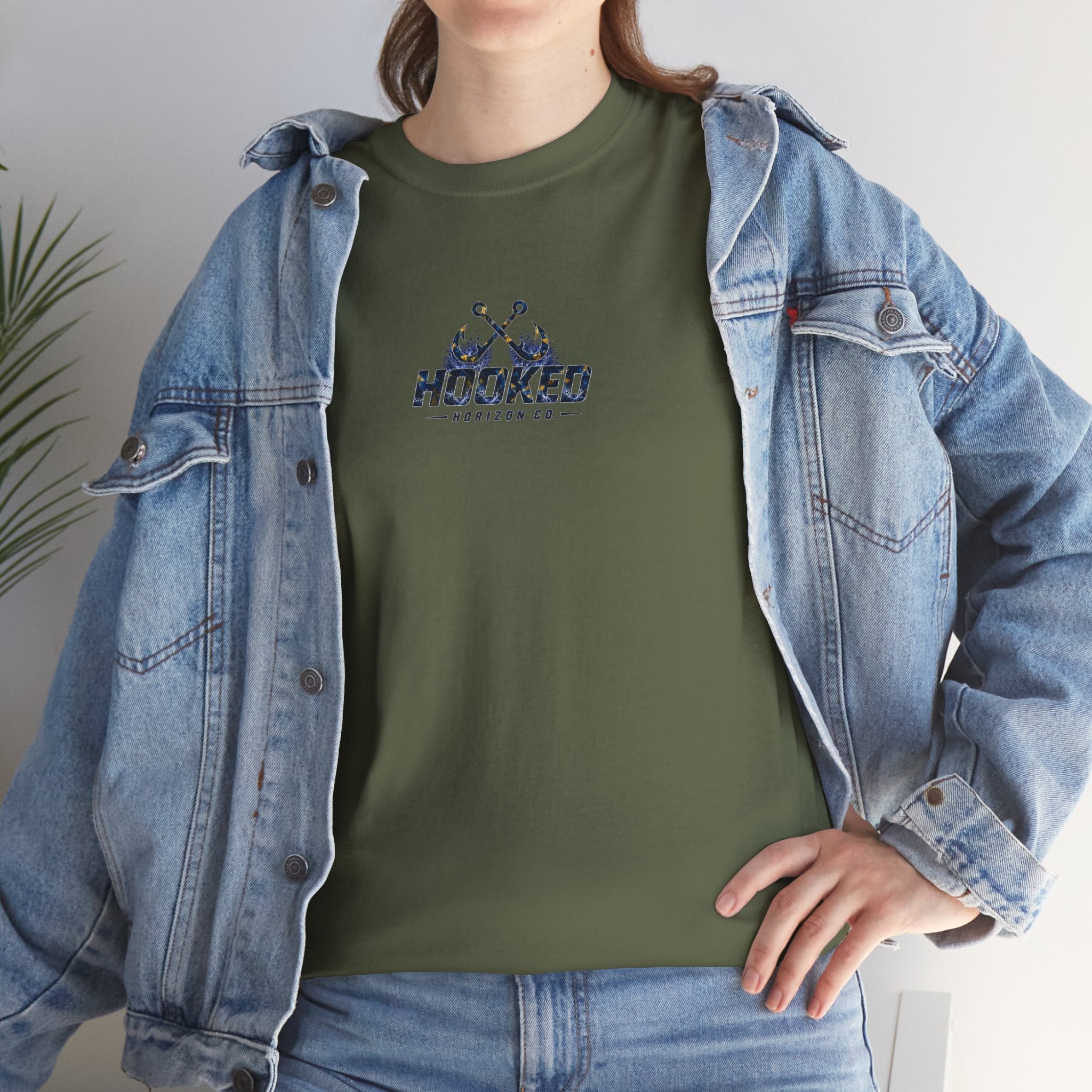 Sail Fish Hooked Horizon Co Tee—Ocean Graphic Tee — "Beloved" Ray Design