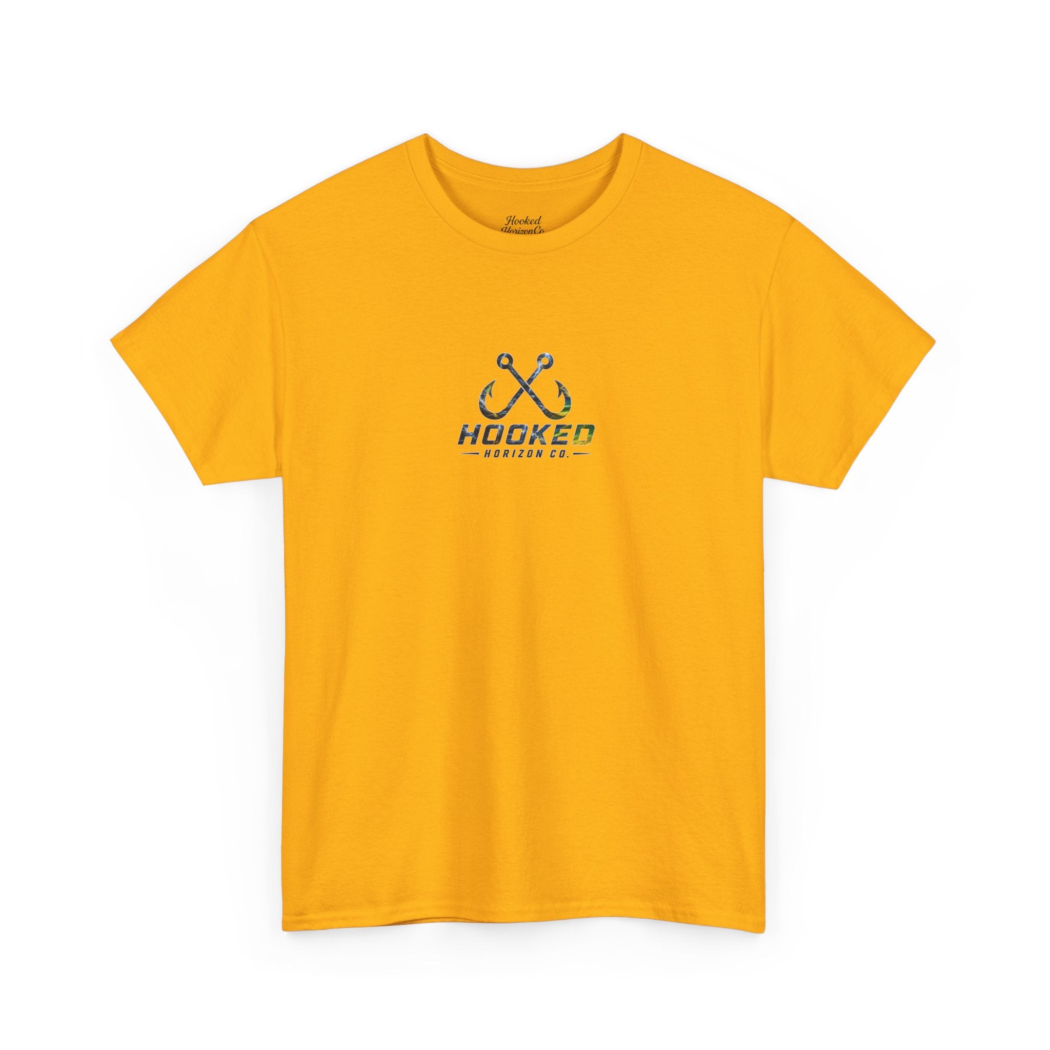 Mahi Mahi Hooked Horizon Co Tee—Ocean Graphic Tee — "Beloved" Ray Design