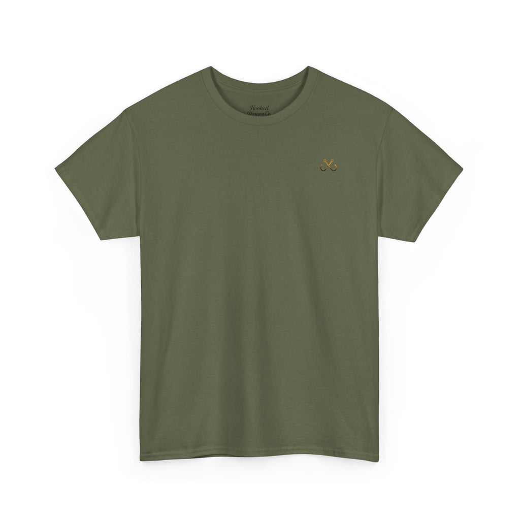 Grouper Hooked Horizon Co Tee—Ocean Graphic Tee — "Beloved" Ray Design
