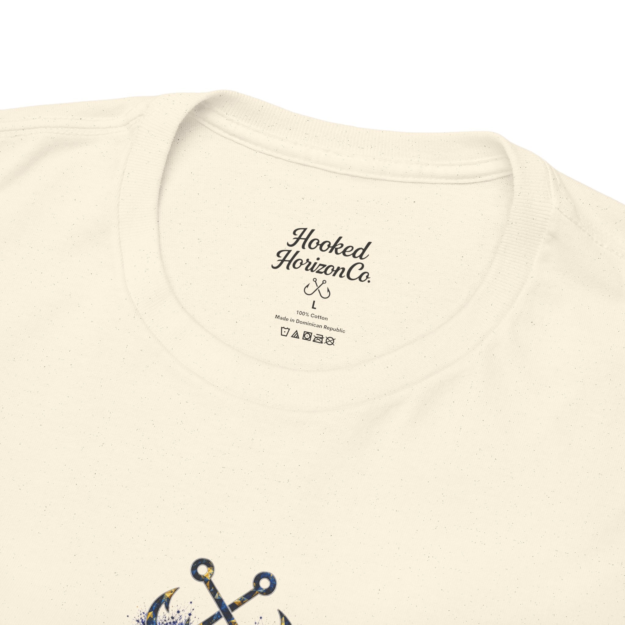 Sail Fish Hooked Horizon Co Tee—Ocean Graphic Tee — "Beloved" Ray Design
