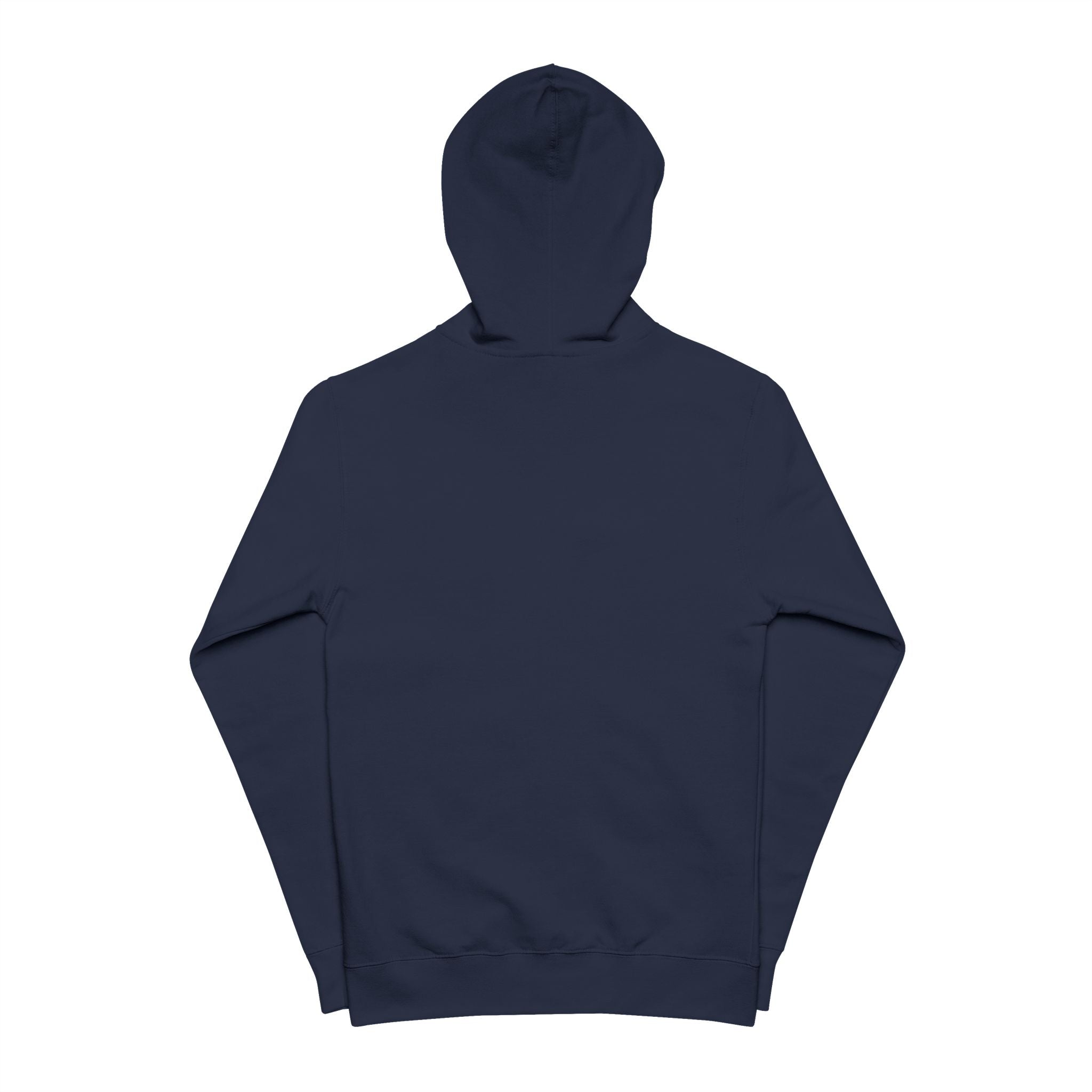 Hooked Horizon Co. Zip Hoodie — 'Wander Often' Minimal Chest Logo