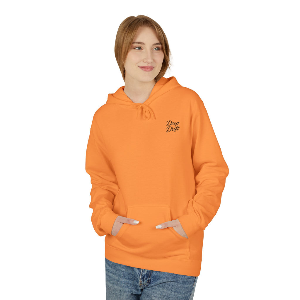 Deep Drift Wave & Shark Fishing Hoodie — Hooked Horizon Co. Pullover, Multiple Color Variations