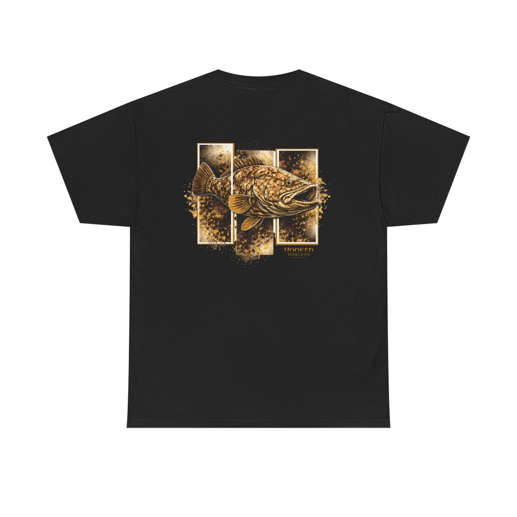 Grouper Hooked Horizon Co Tee—Ocean Graphic Tee — "Beloved" Ray Design