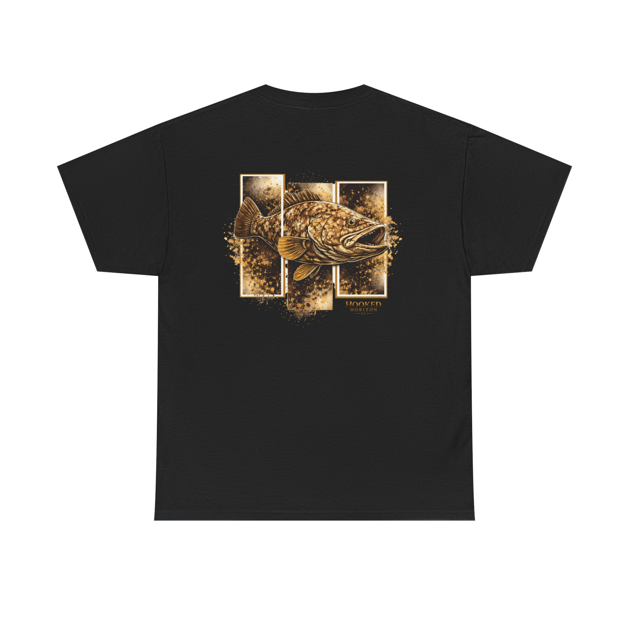 Grouper Hooked Horizon Co Tee—Ocean Graphic Tee — "Beloved" Ray Design