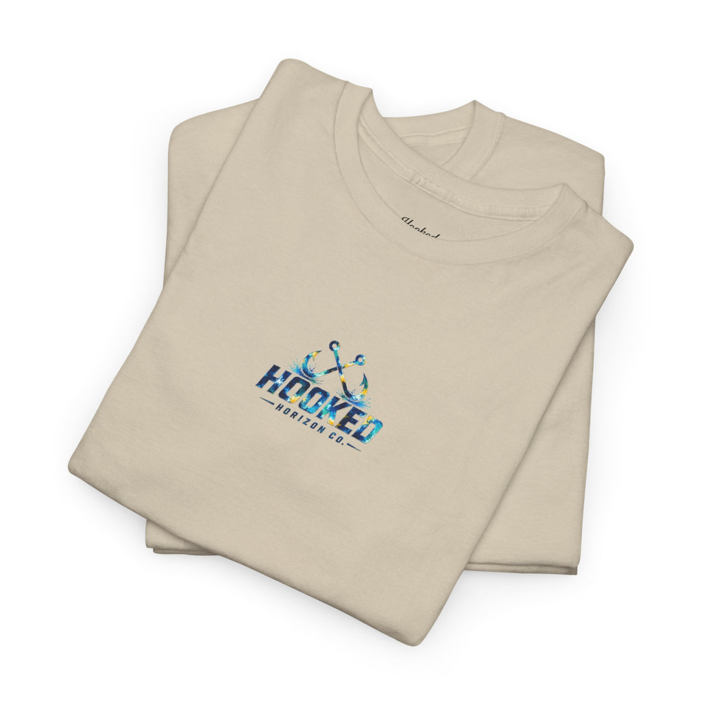 Barracuda Hooked Horizon Co Tee—Ocean Graphic Tee — "Beloved" Ray Design