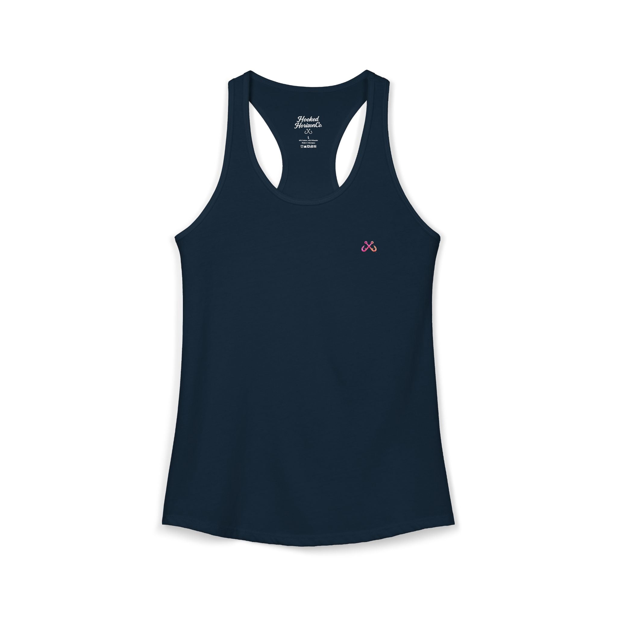 Pink Sunset Hooked Horizon Co. Tank– Gifts for Ocean Lovers, Nautical Fashion, Everyday Comfort, Perfect Gift for Her