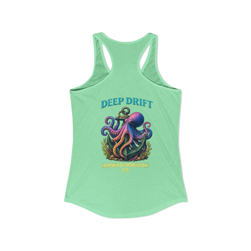 Rainbow Octopus Deep Drift– Hooked Horizon Co. Gifts for Ocean Lovers, Nautical Fashion, Everyday Comfort, Perfect Gift for Her