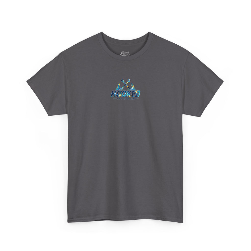 Barracuda Hooked Horizon Co Tee—Ocean Graphic Tee — "Beloved" Ray Design