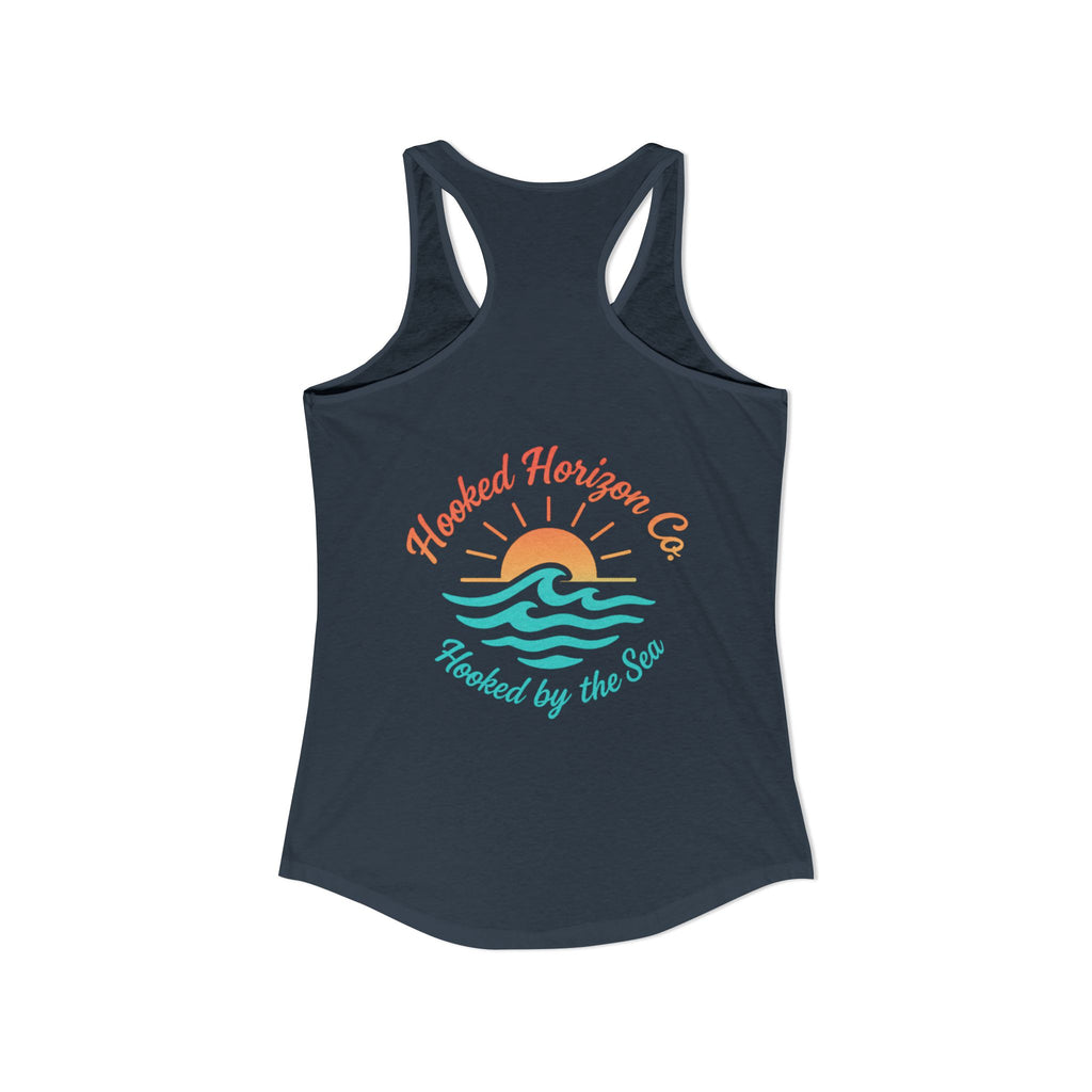 Wave & Sun Deep Drift– "Hooked By The Sea" Hooked Horizon Co. Unisex Zip Hoodie for Ocean Lovers, Nautical Fashion, Cool Weather Gear, Everyday Comfort, Perfect Gift