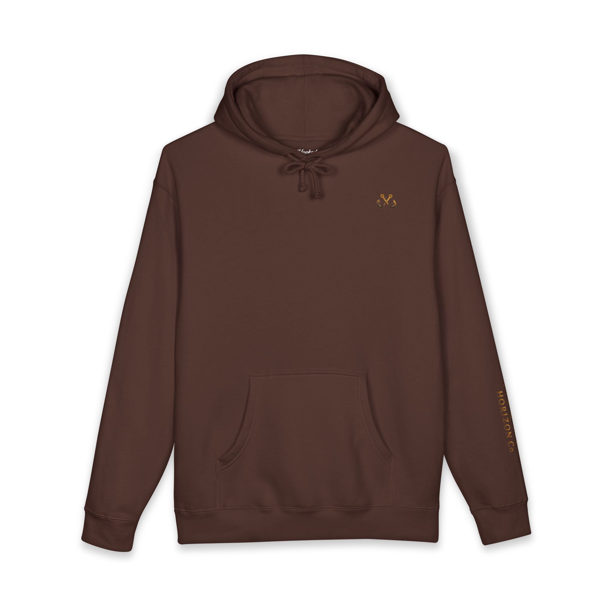 Grouper Hoodie Hooked Horizon Co. — Fishing Back Graphic Hoodie, Multiple Color Variations