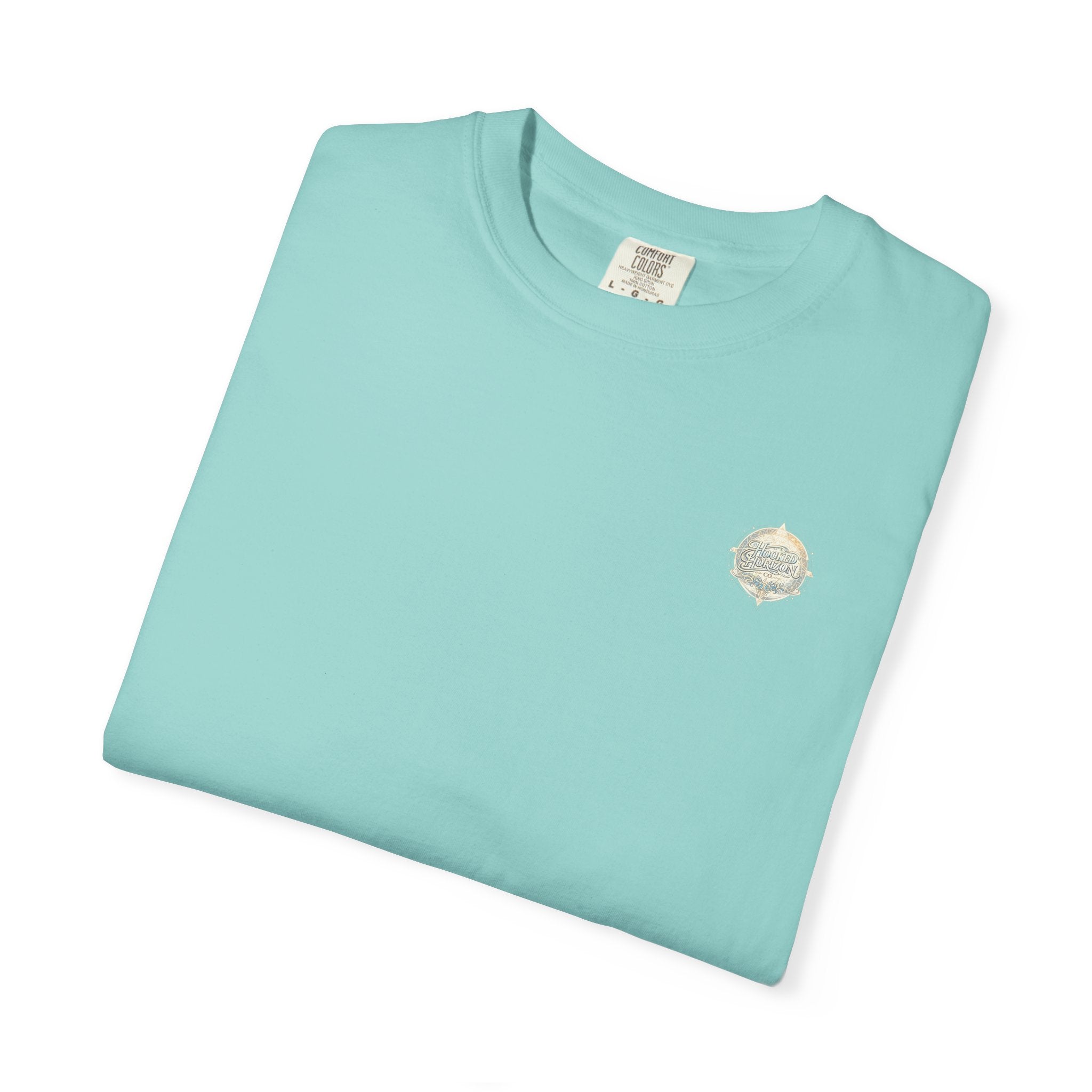 Turtle Geometric Inspiration T-Shirt - Hooked Horizon Co. Fishing Tee for Angler Lovers