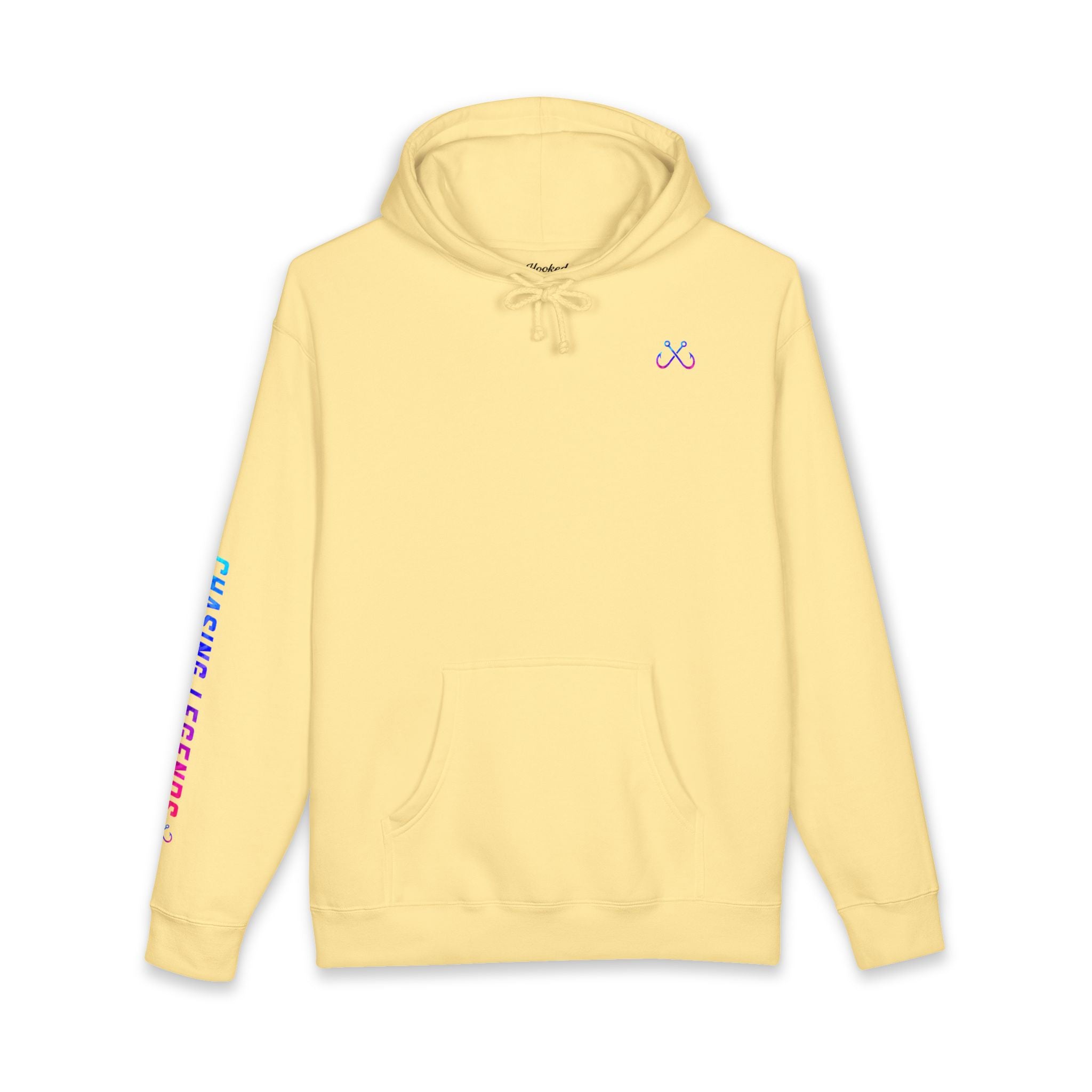 Lion Fish Hoodie Hooked Horizon Co. — Fishing Back Graphic Hoodie, Multiple Color Variations