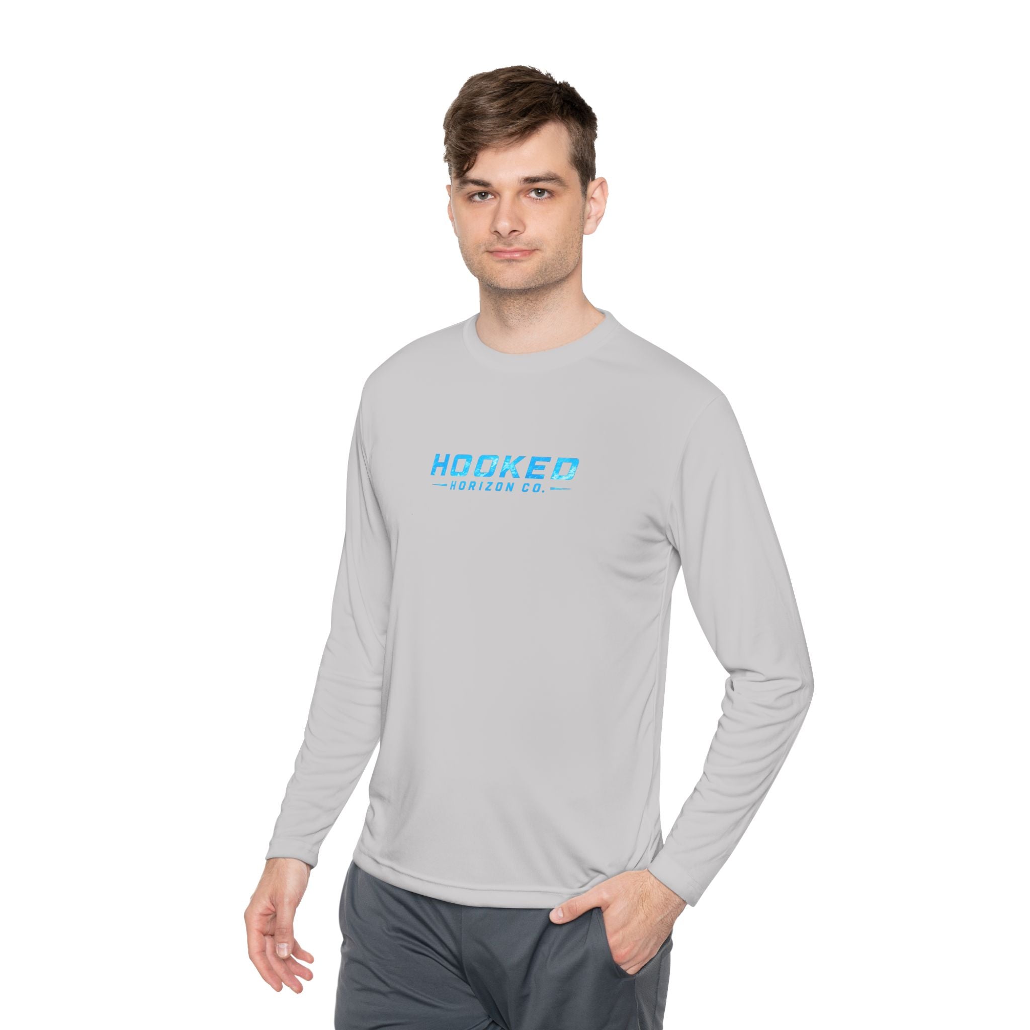 Moisture Wicking Classic Logo Tee—Horizon Co. Anchors Long Sleeve Tee — Lightweight Fishing Shirt