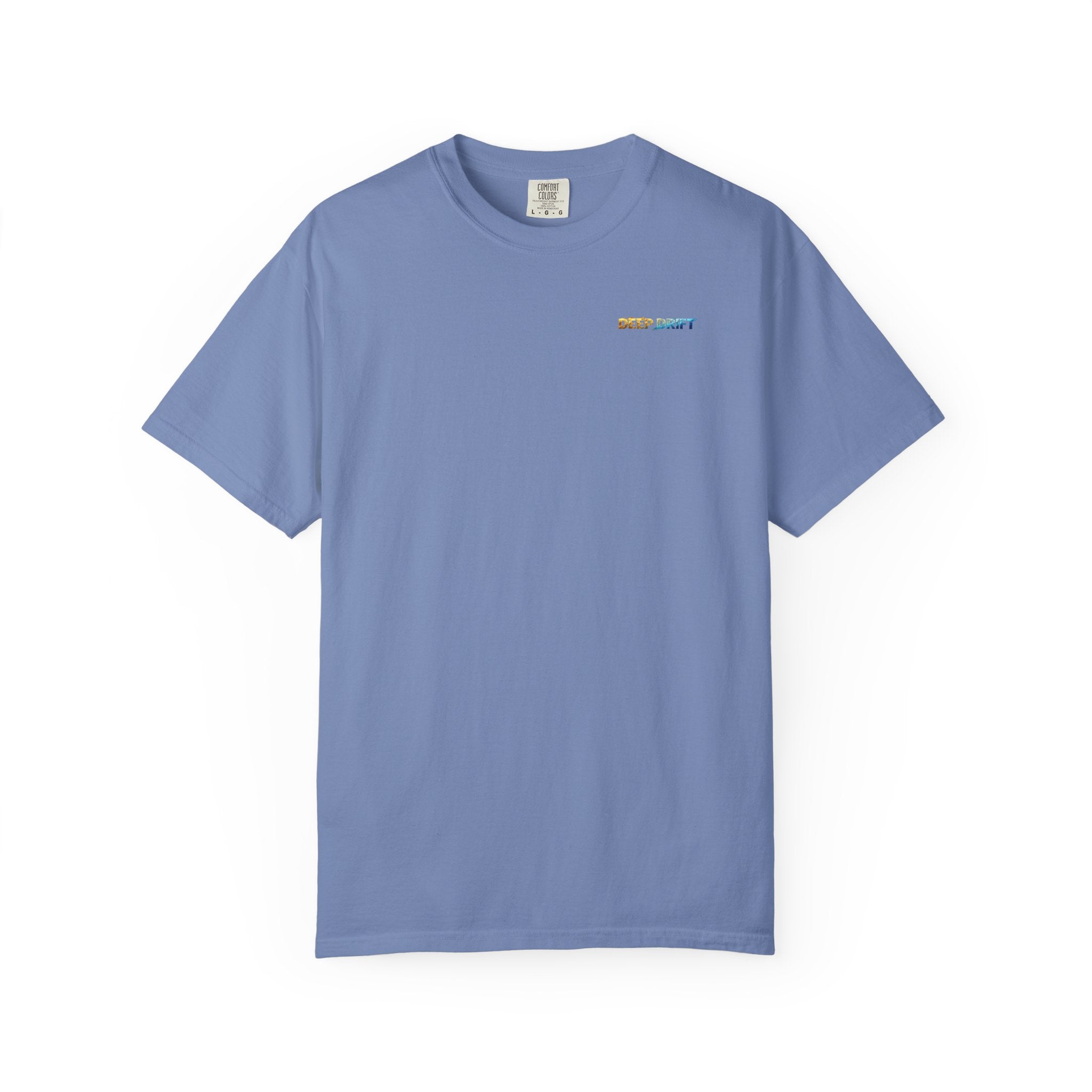 Gold & Blue Tarpon Hooked Horizon Co. — Deep Drift Fishing Graphicishing Tee for Angler Lovers, Shark Lovers, Ocean Tee