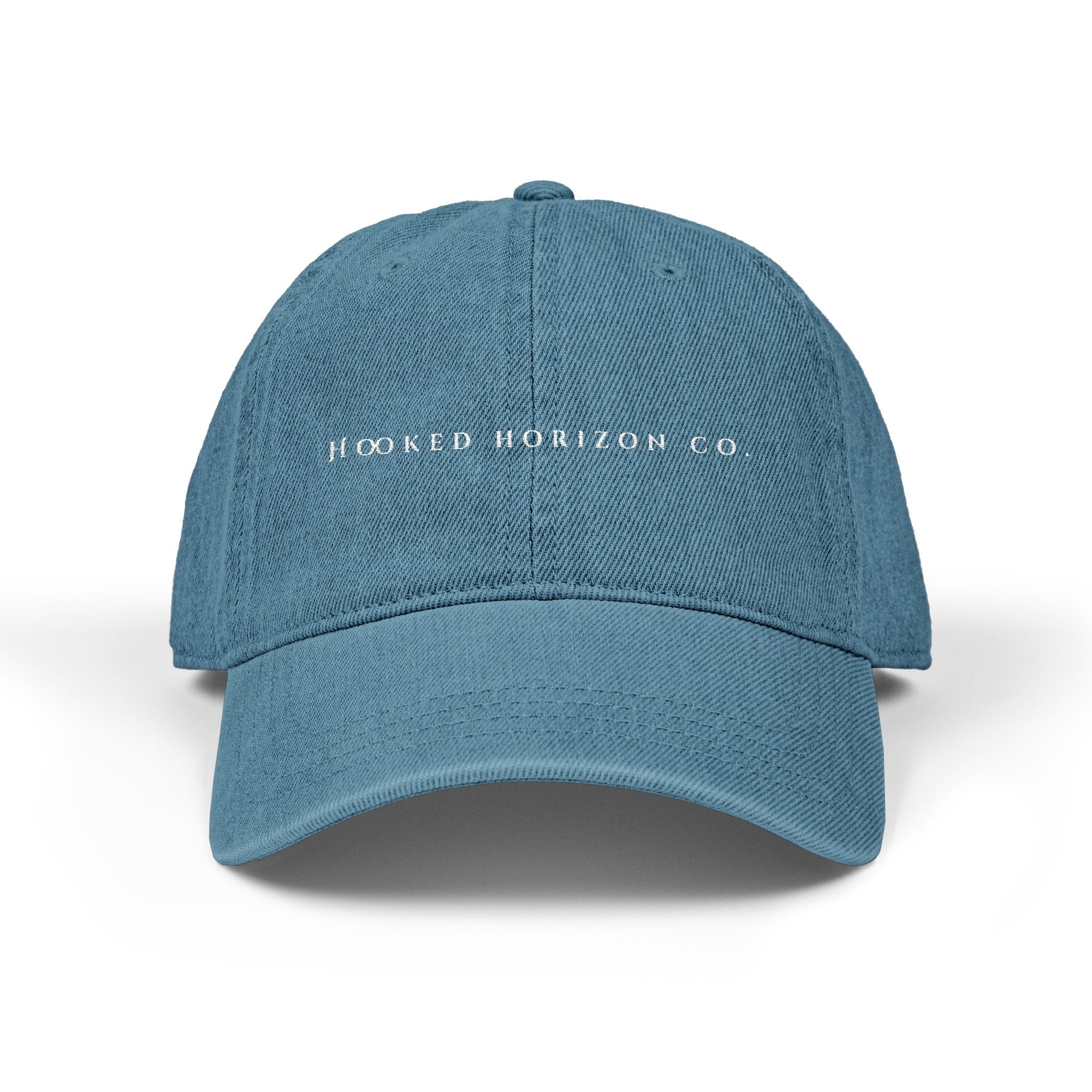 Hooked Horizon Co. Denim Hat (Embroidery)