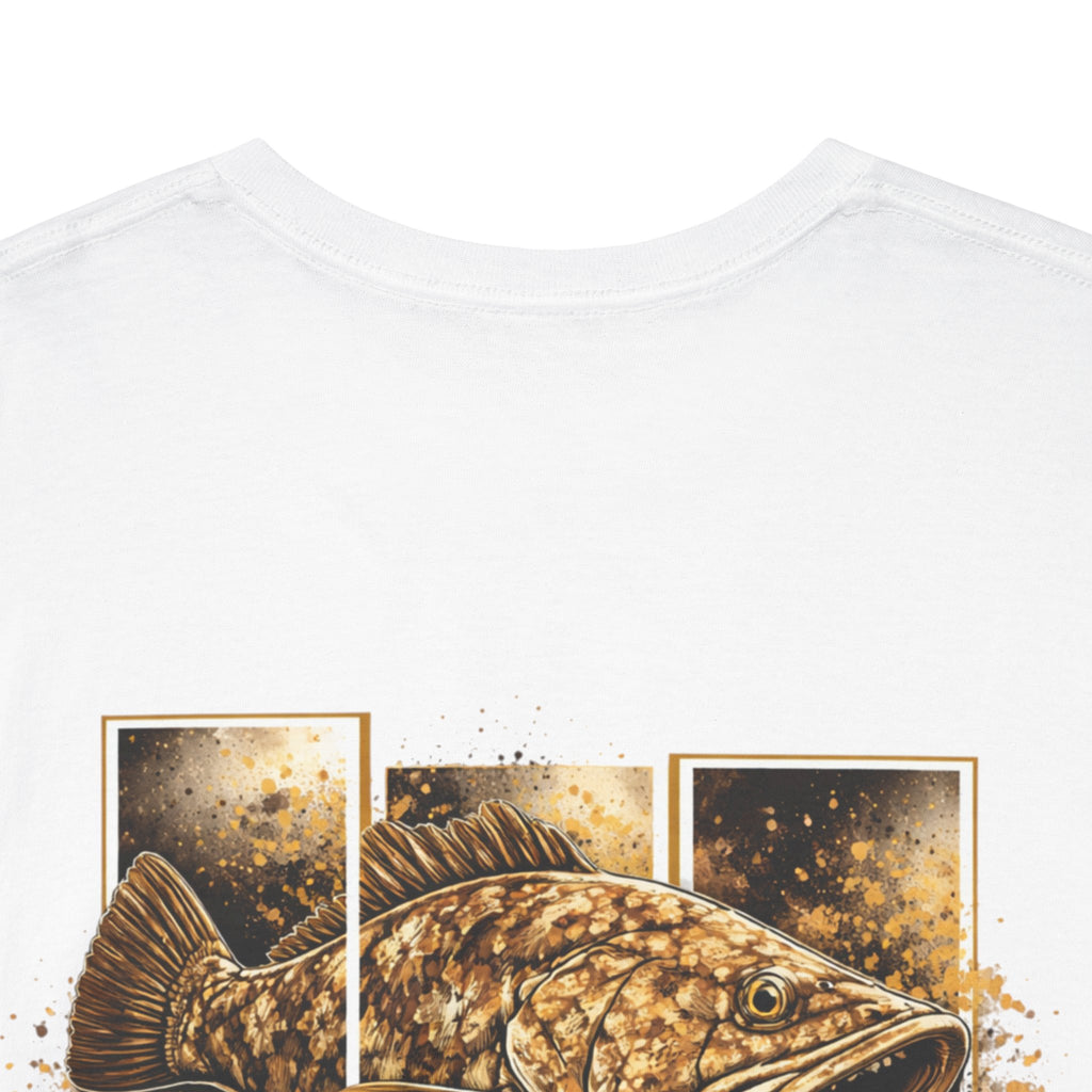 Grouper Hooked Horizon Co Tee—Ocean Graphic Tee — "Beloved" Ray Design
