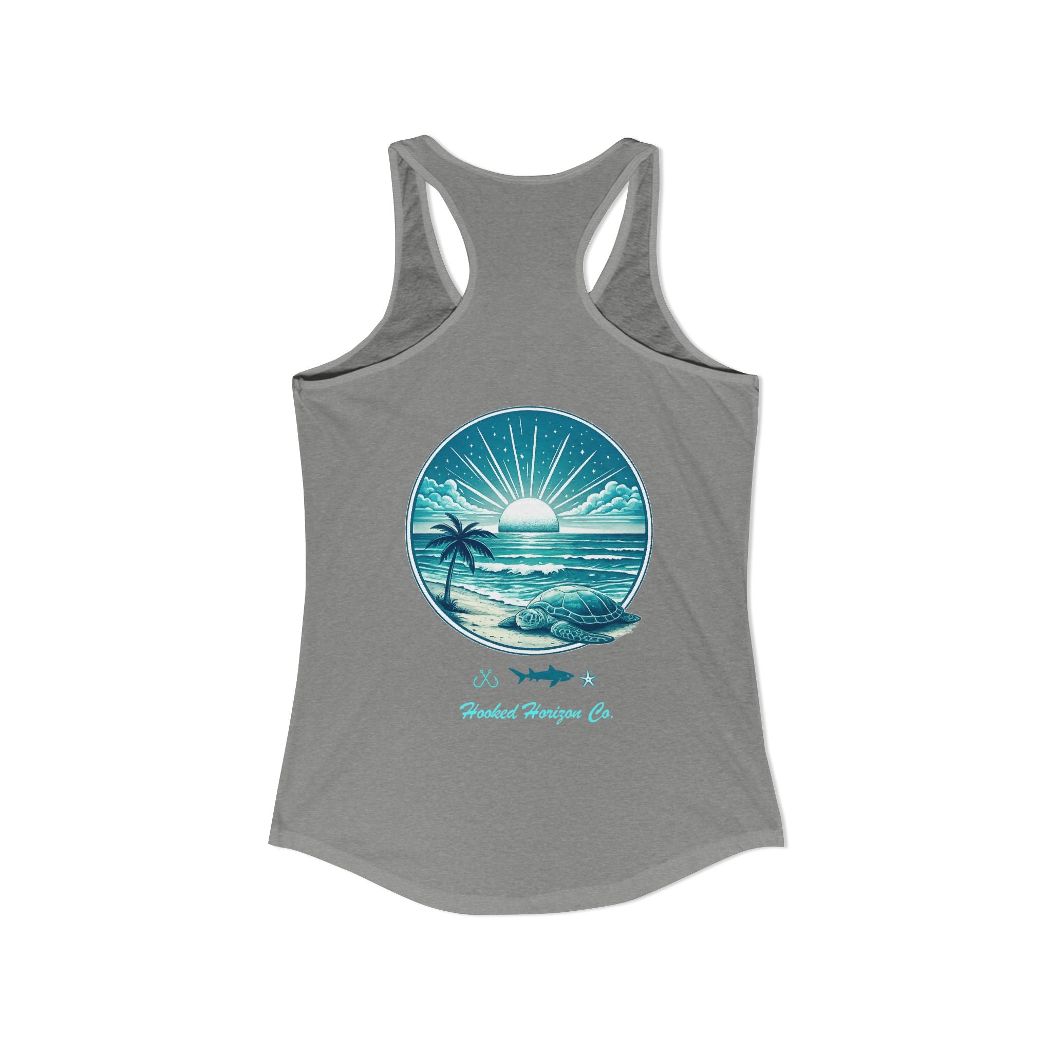 Sea Turtle & Sunset– Hooked Horizon Co. Gifts for Ocean Lovers, Nautical Fashion, Everyday Comfort, Perfect Gift for Her