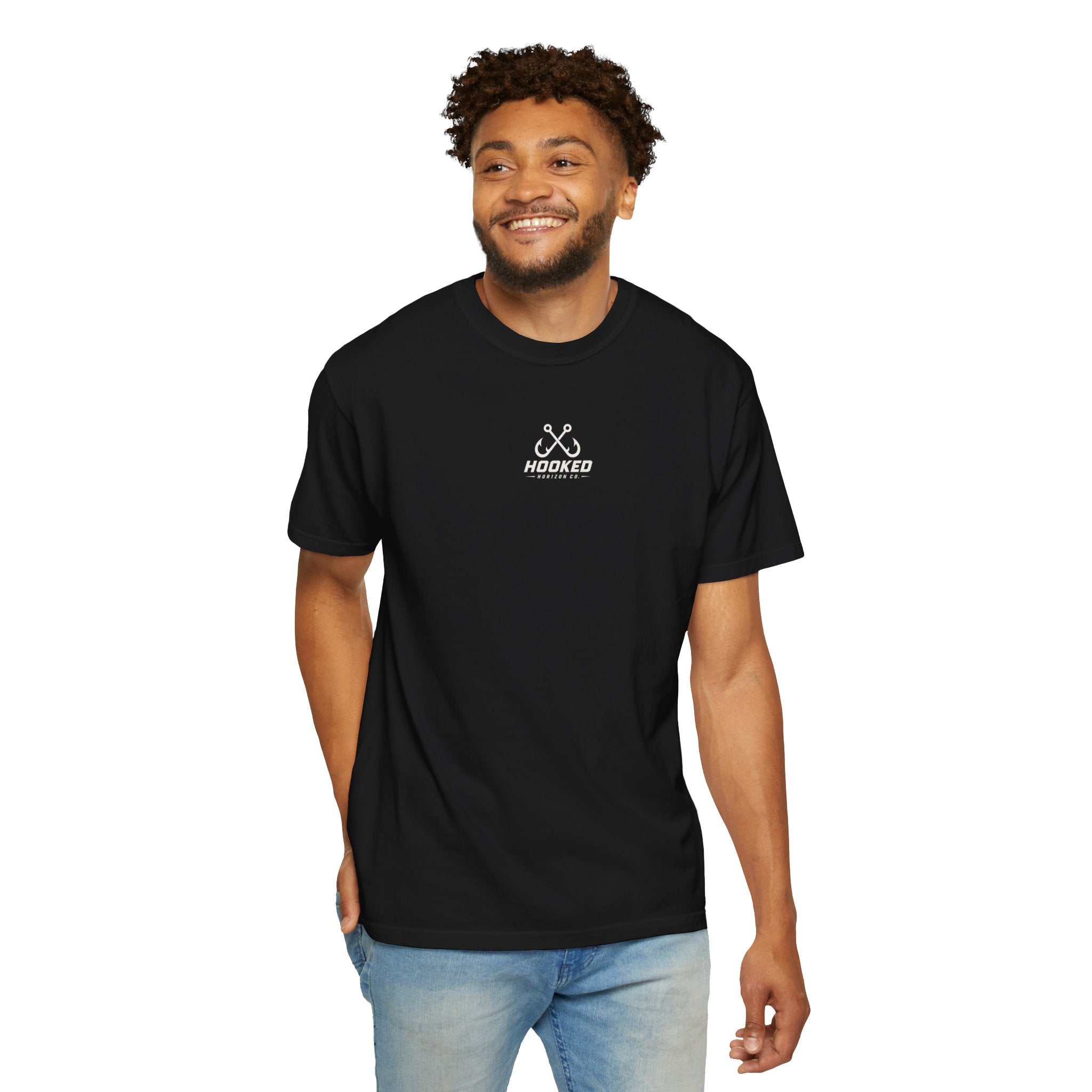 Saltwater Sea Striper Fishing Tee — Hooked Horizon Co.  Angler Gifts Ocean Lover Gifts