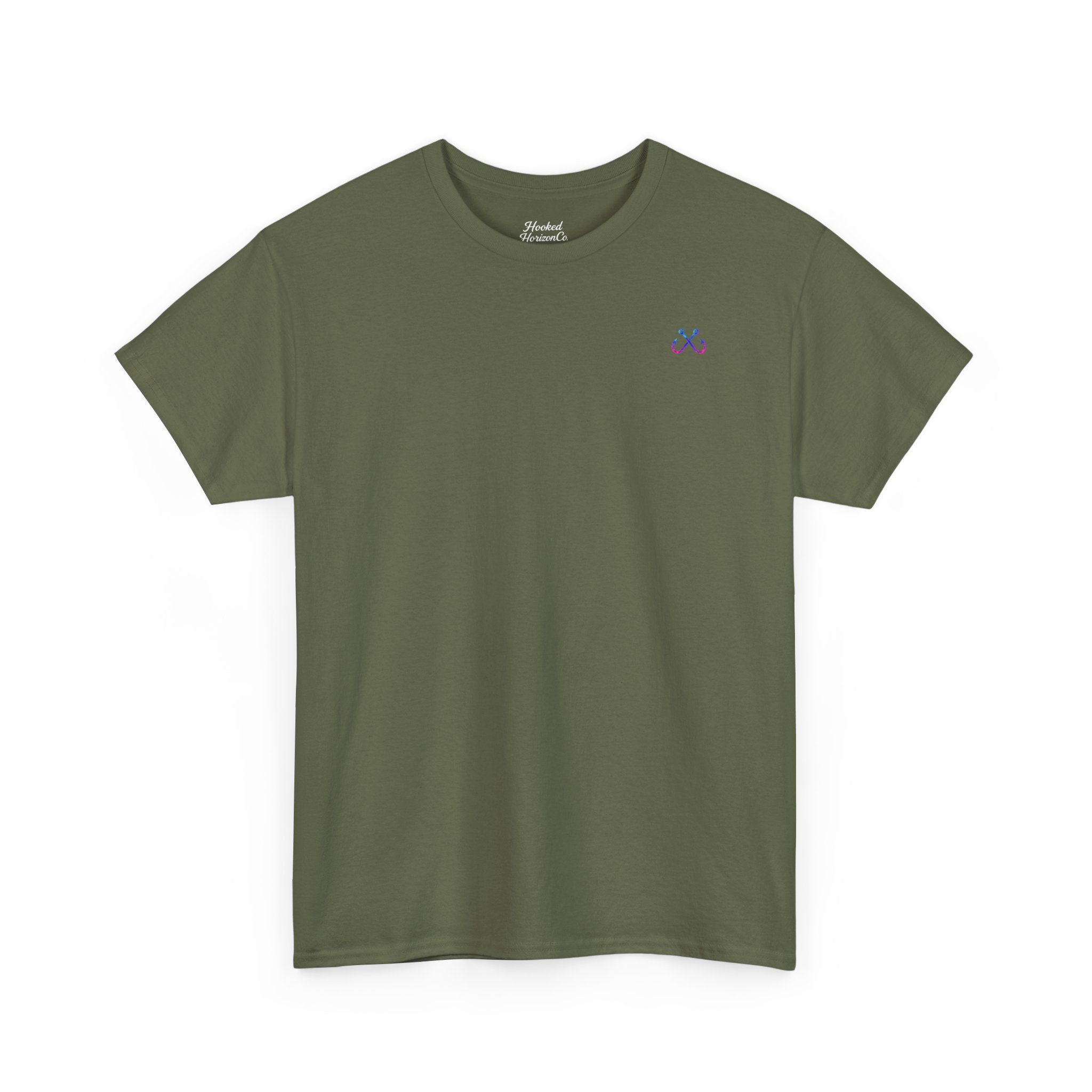 Lion Fish Hooked Horizon Co Tee—Ocean Graphic Tee — "Beloved" Ray Design