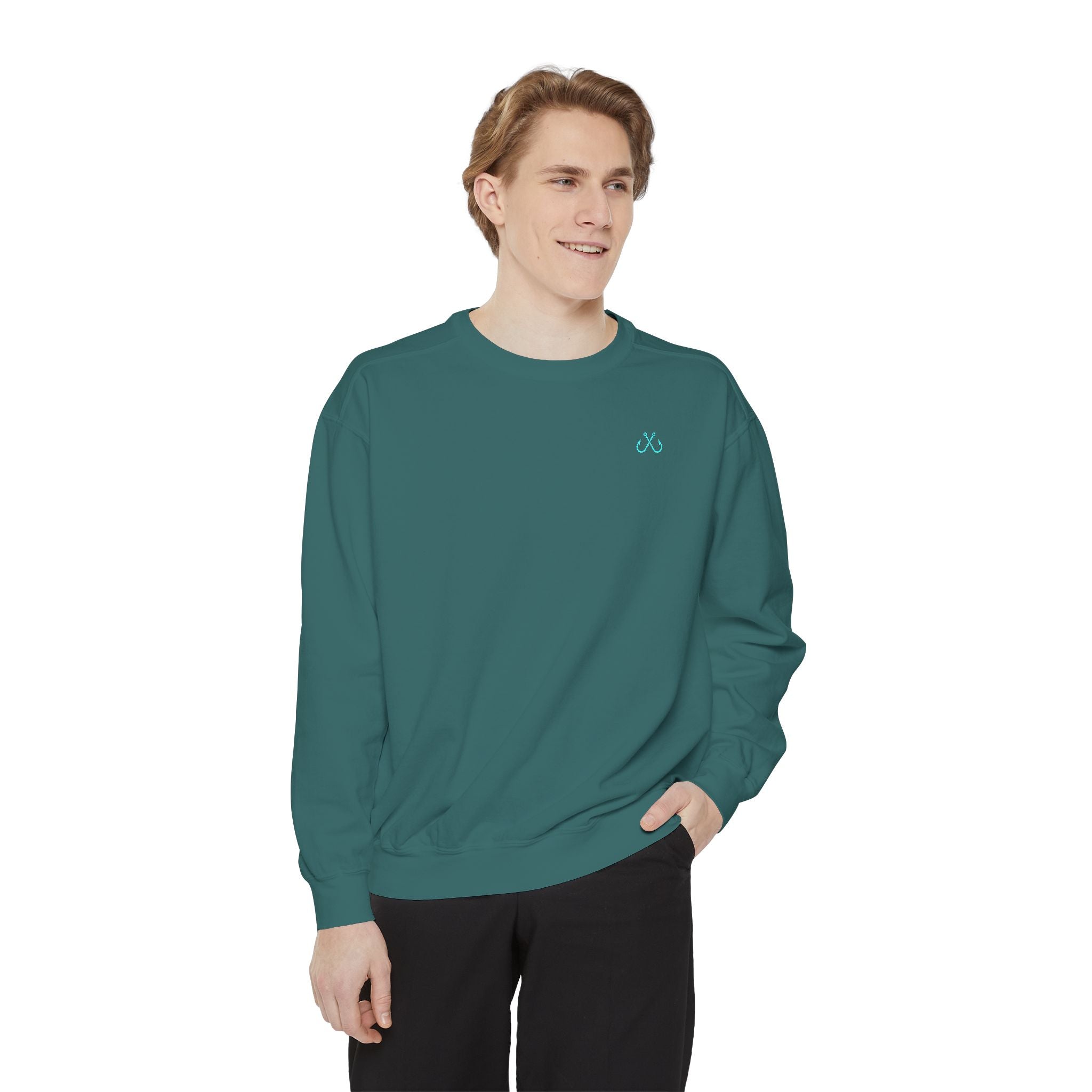 Vintage vibes Neon Tarpon Sweatshirt– Hooked Horizon Co. Ocean apparel, Gifts for Him & Her, Ocean Conservation, Soft Unisex Garment-Dyed Sweatshirt