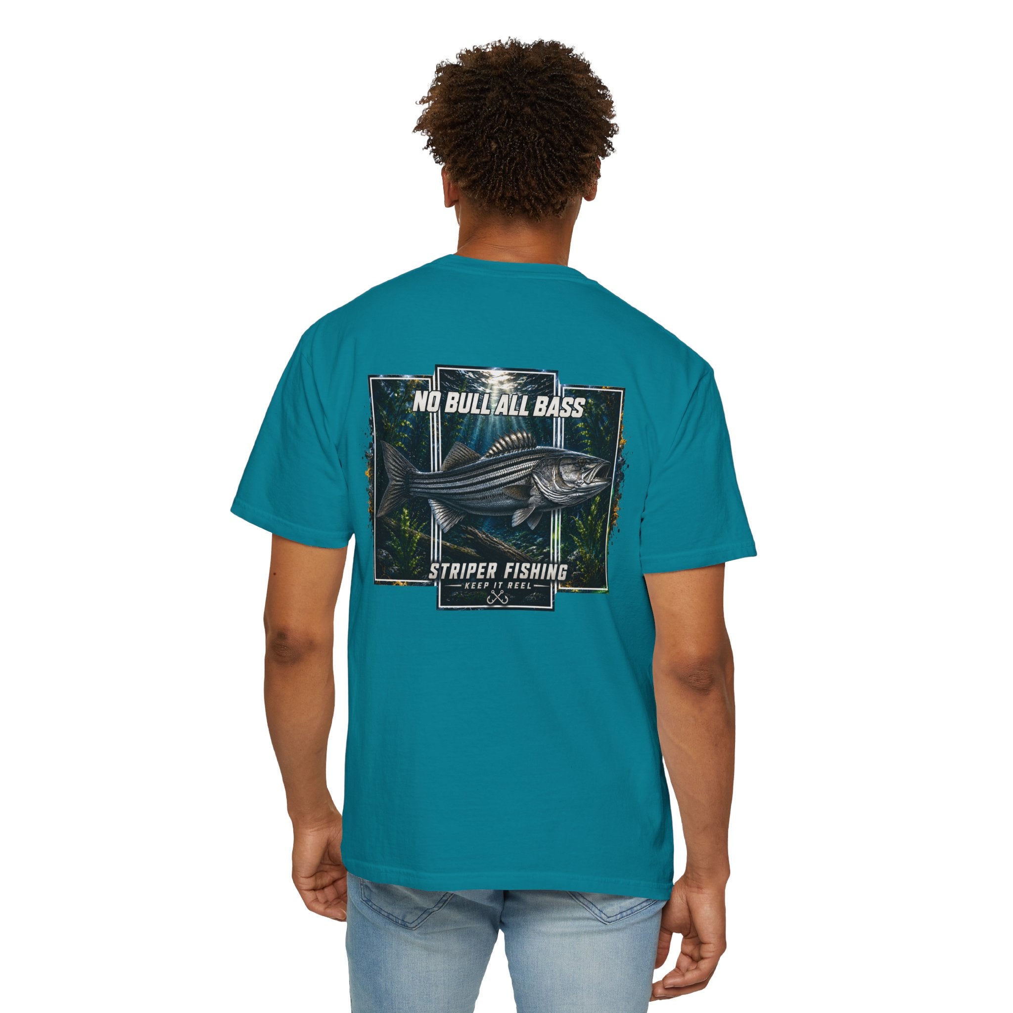 Saltwater Sea Striper Fishing Tee — Hooked Horizon Co.  Angler Gifts Ocean Lover Gifts