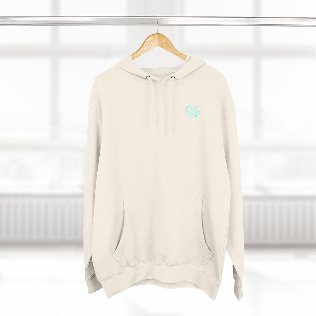 Wave & Sun Deep Drift– "Hooked By The Sea" Hooked Horizon Co. Unisex Hoodie for Ocean Lovers, Nautical Fashion, Cool Weather Gear, Everyday Comfort, Perfect Gift