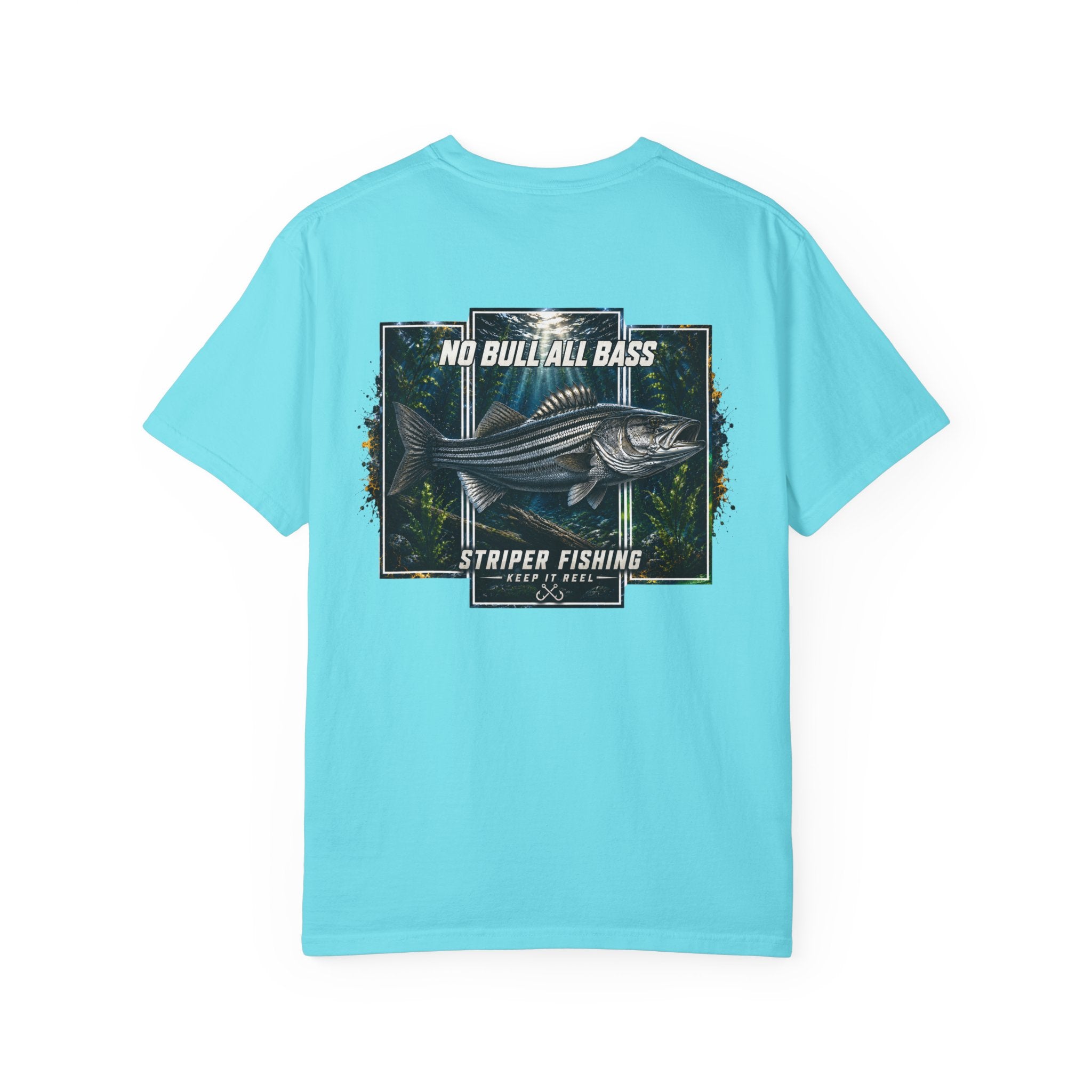 Saltwater Sea Striper Fishing Tee — Hooked Horizon Co.  Angler Gifts Ocean Lover Gifts
