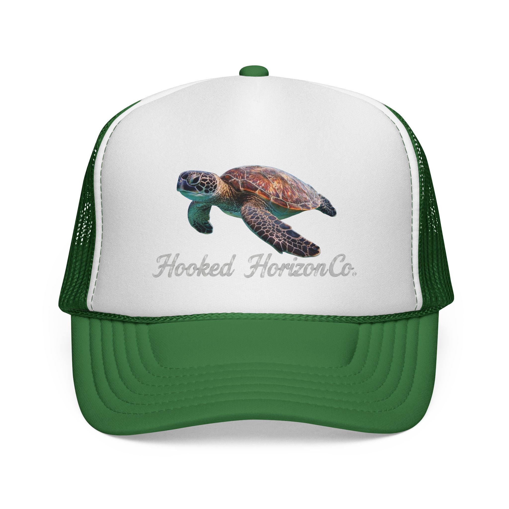 Sea Turtle Trucker Cap — Fishing & Beach Hat