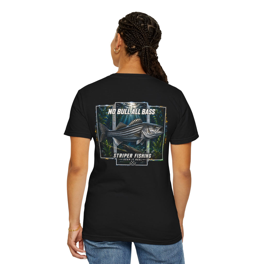 Saltwater Sea Striper Fishing Tee — Hooked Horizon Co.  Angler Gifts Ocean Lover Gifts