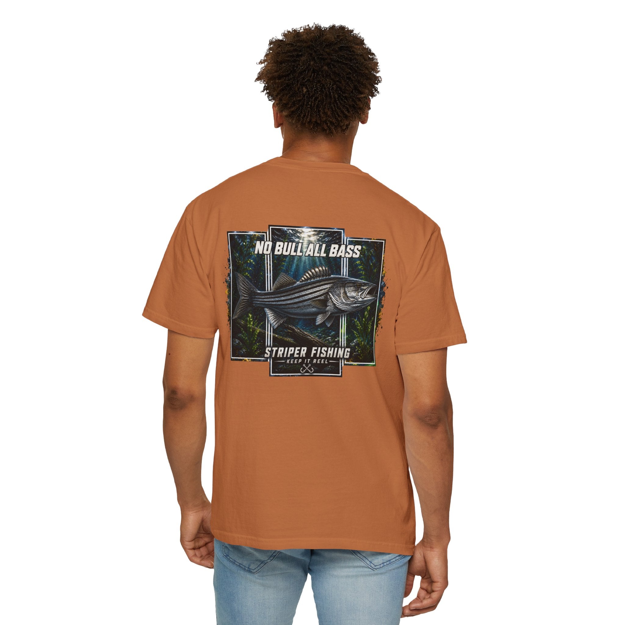 Saltwater Sea Striper Fishing Tee — Hooked Horizon Co.  Angler Gifts Ocean Lover Gifts