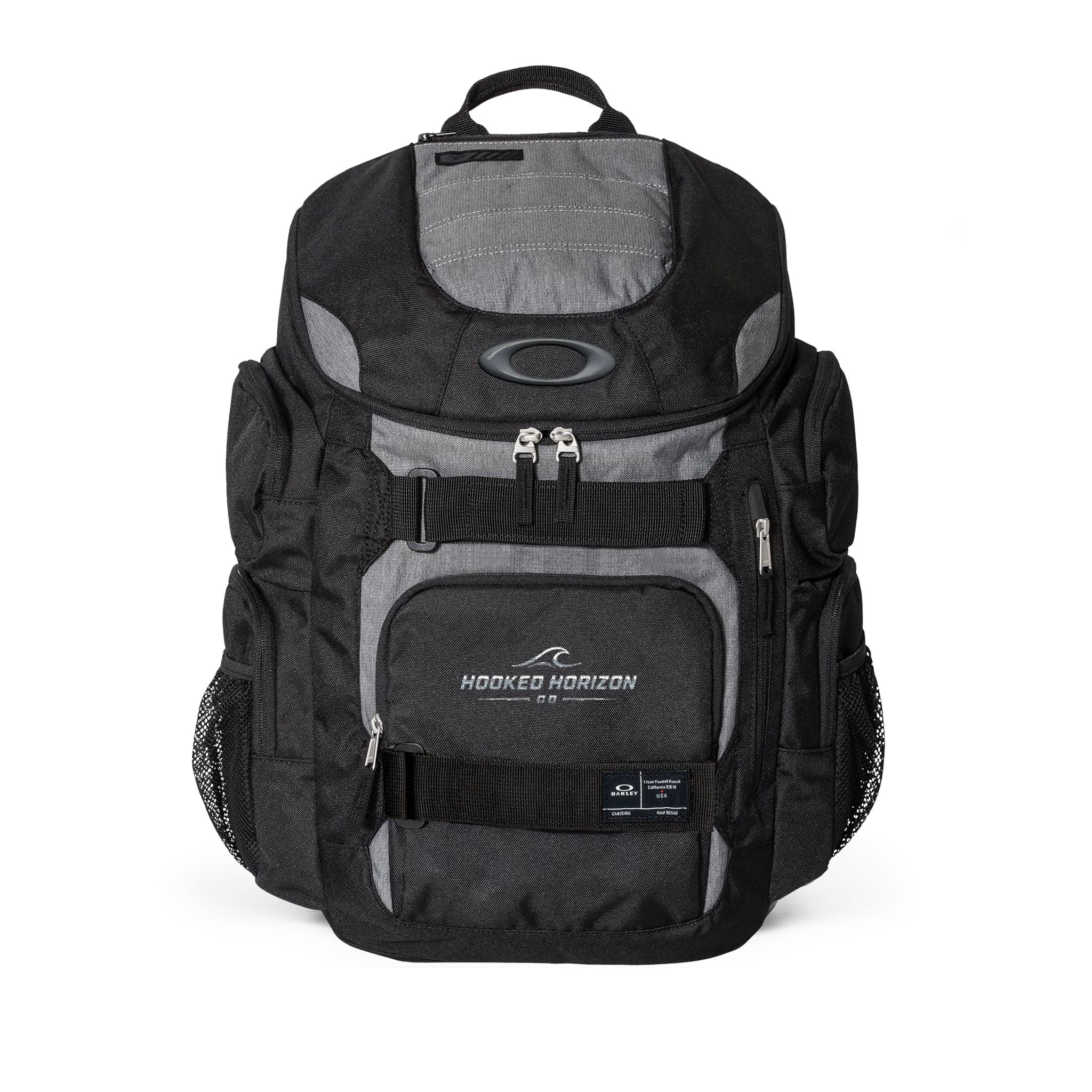 Hooked Horizon Co.  Classic Logo Enduro 30L Tactical Backpack — Fishing Bag,Durable Travel, Hiking, Fishing Accessory/Tackle & School Daypack