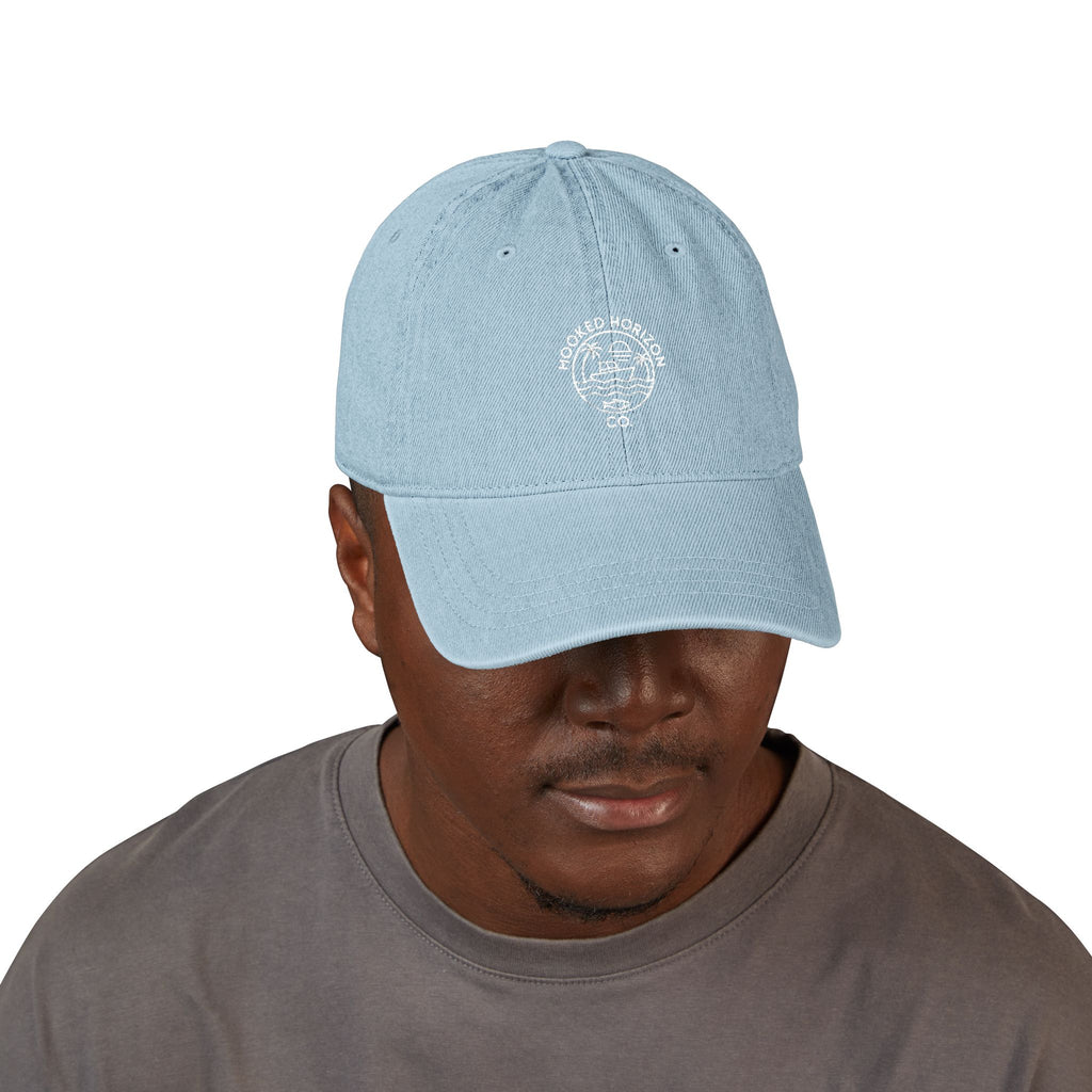 Fishing Boat Hooked Horizon Co. Denim Hat (Embroidery)