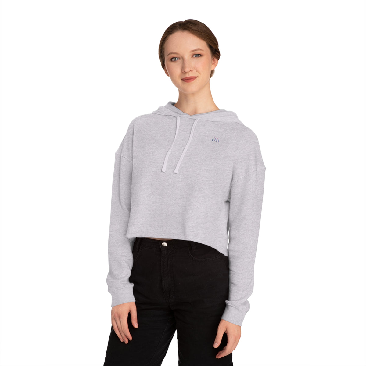 Mahi Color Cropped Hoodie — Hooked Horizon Fishing Graphic