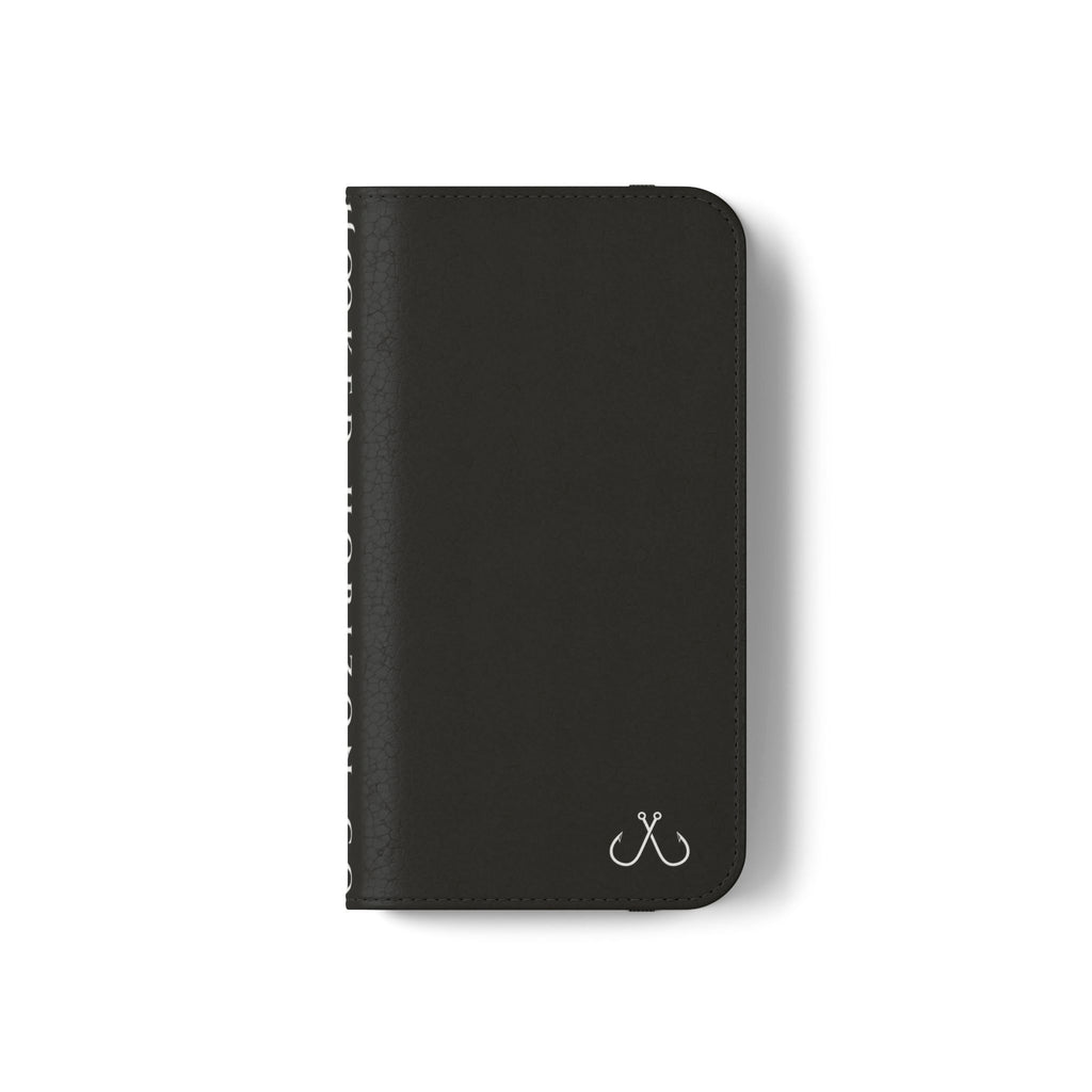 Mahi Mahi Flip Phone Case — Turquoise Water Pattern Wallet Cover