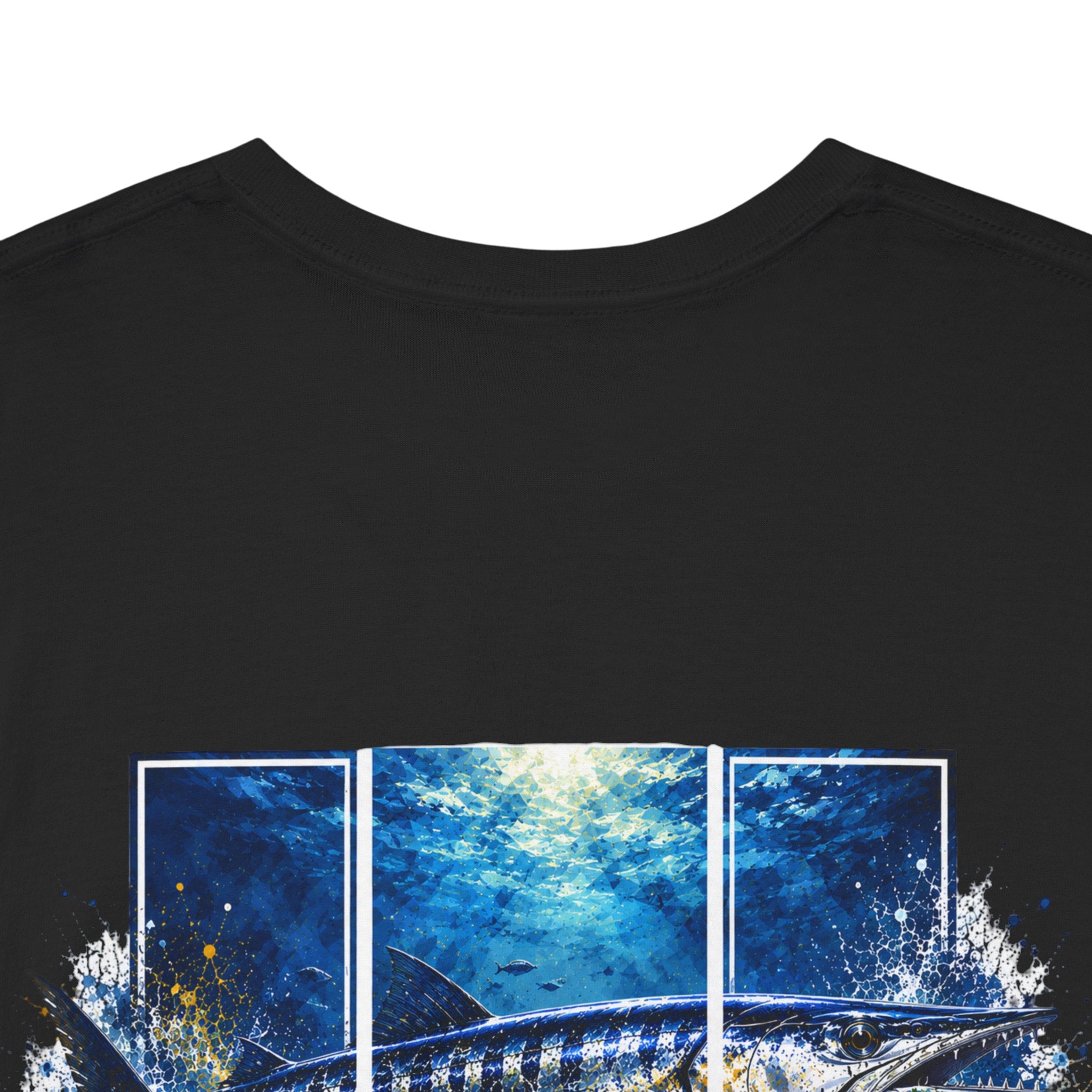 Barracuda Hooked Horizon Co Tee—Ocean Graphic Tee — "Beloved" Ray Design